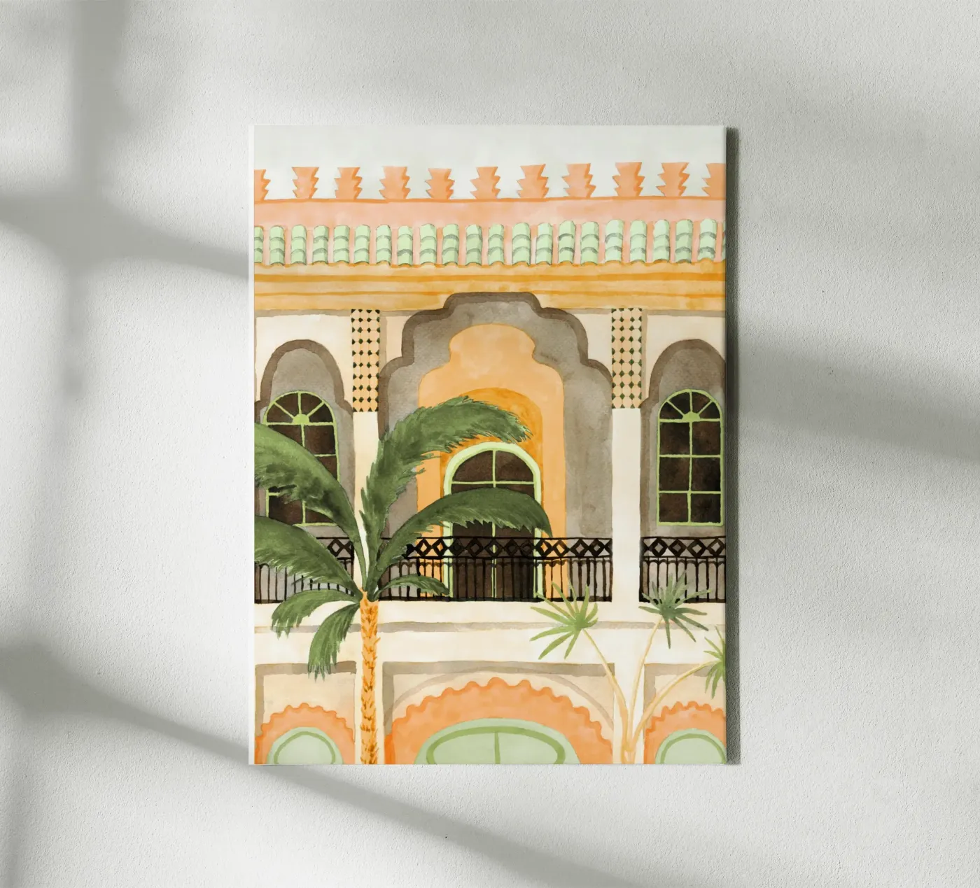 Marrakech Riad tela da Palmartprints