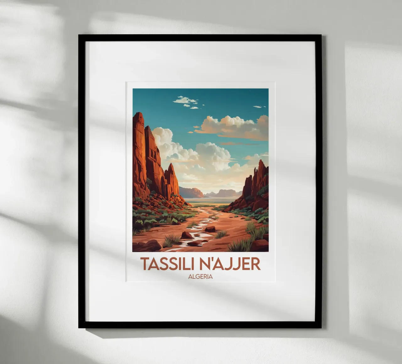 Affiche Tassili n'Ajjer poster da Frame the World