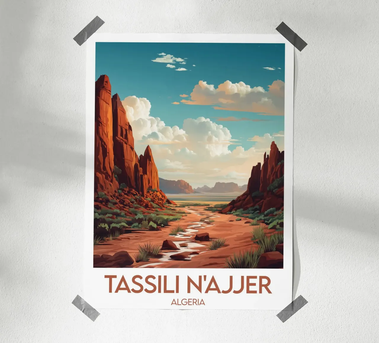Affiche Tassili n'Ajjer poster da Frame the World