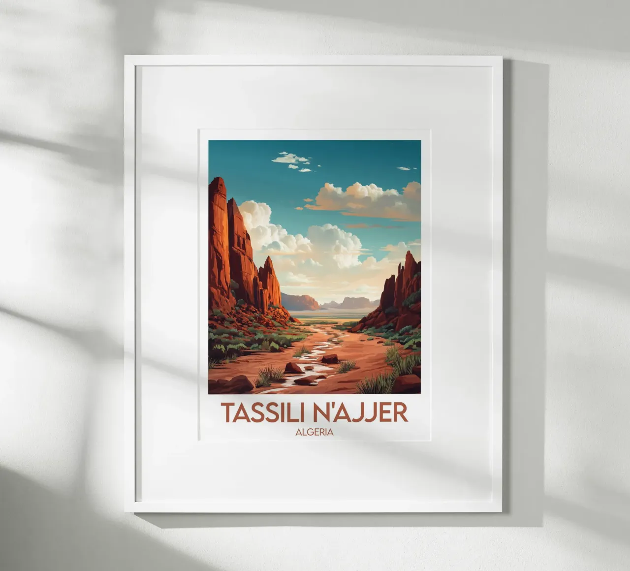 Affiche Tassili n'Ajjer poster da Frame the World
