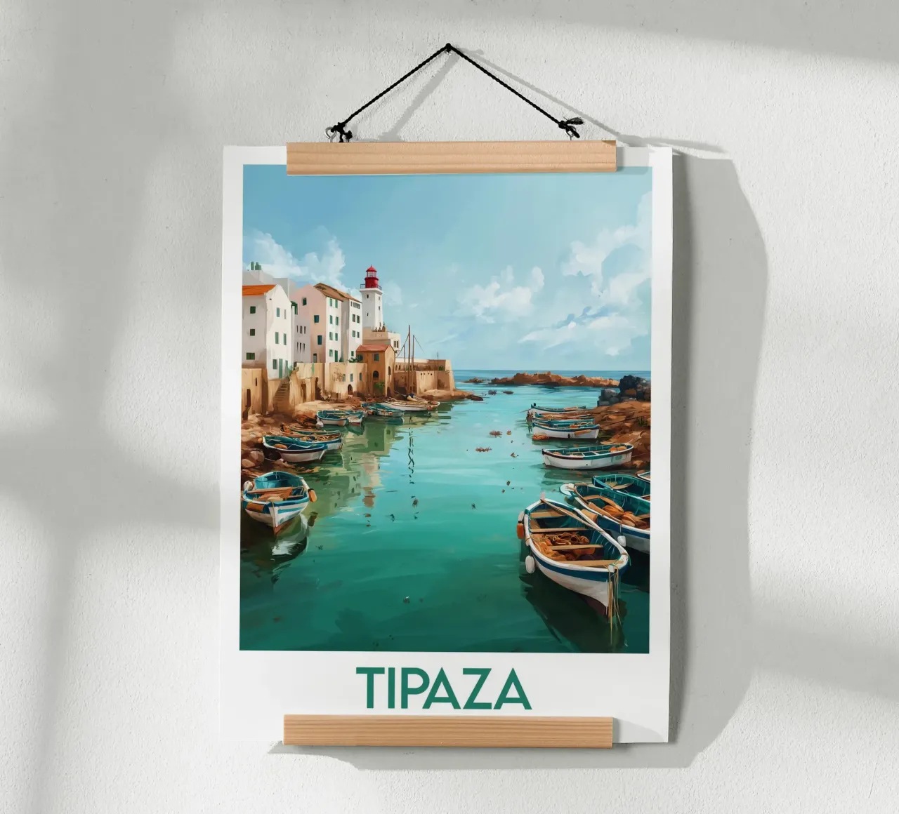 Poster Tipaza Algerien Poster von Frame the World