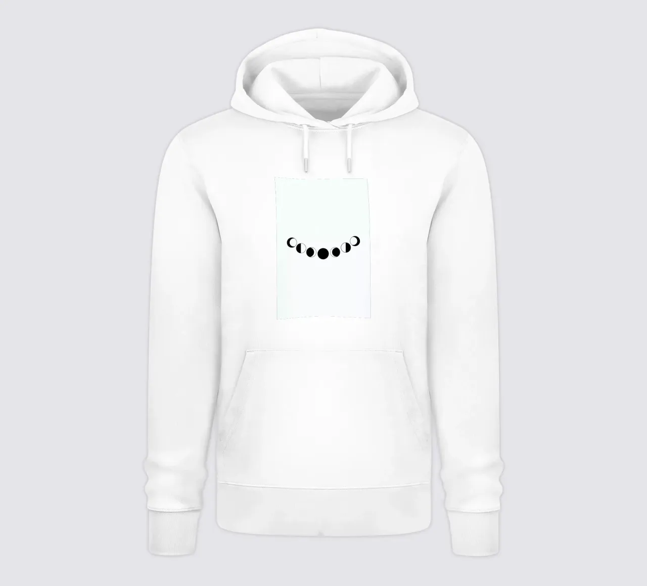 Abstract Moons felpa con cappuccio da daylight design studio