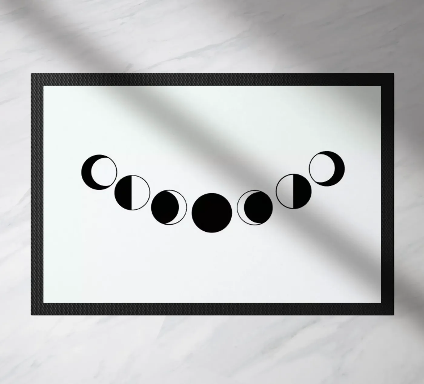 Abstract Moons deurmat van daylight design studio
