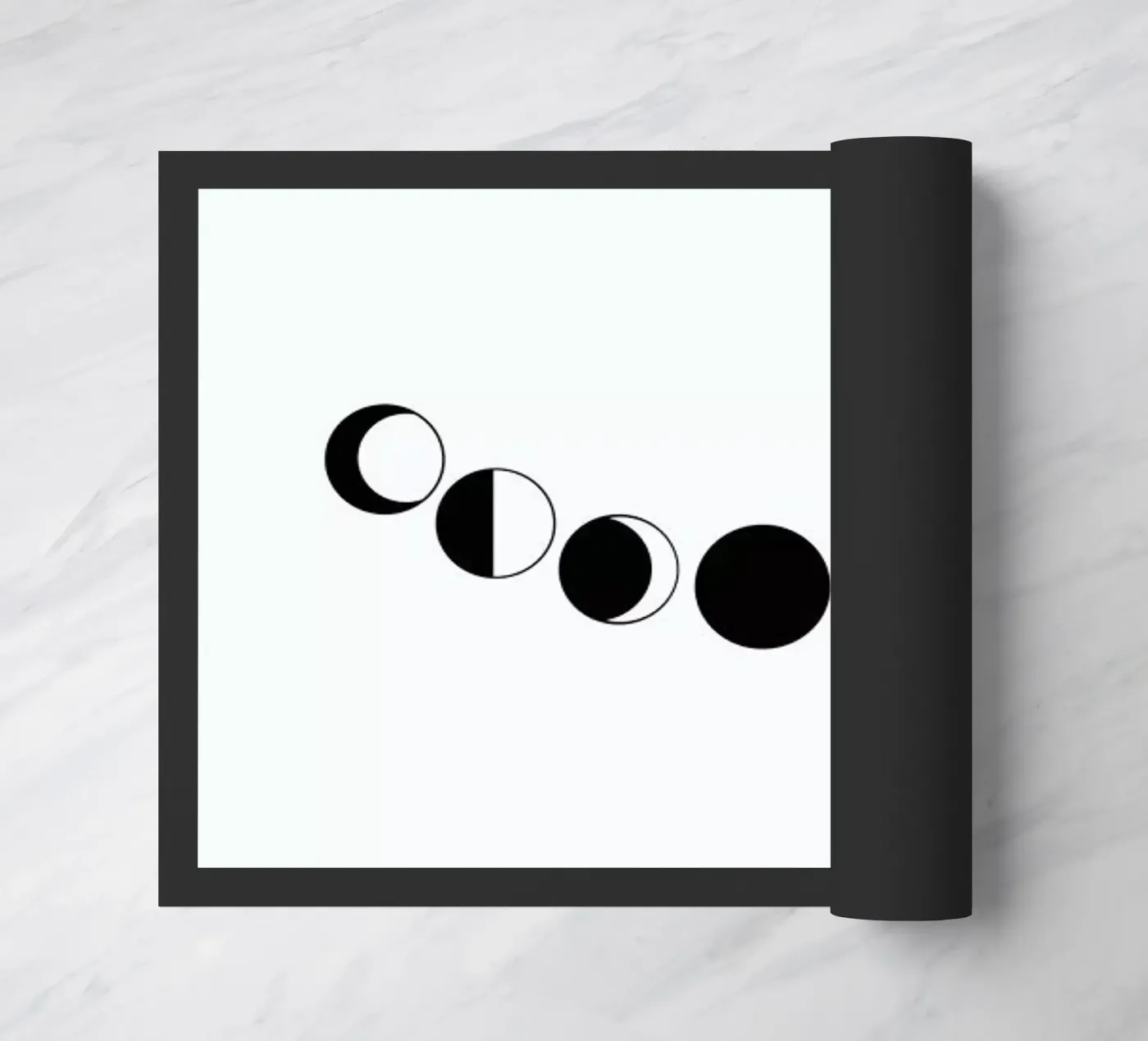 Abstract Moons Fußmatte von daylight design studio