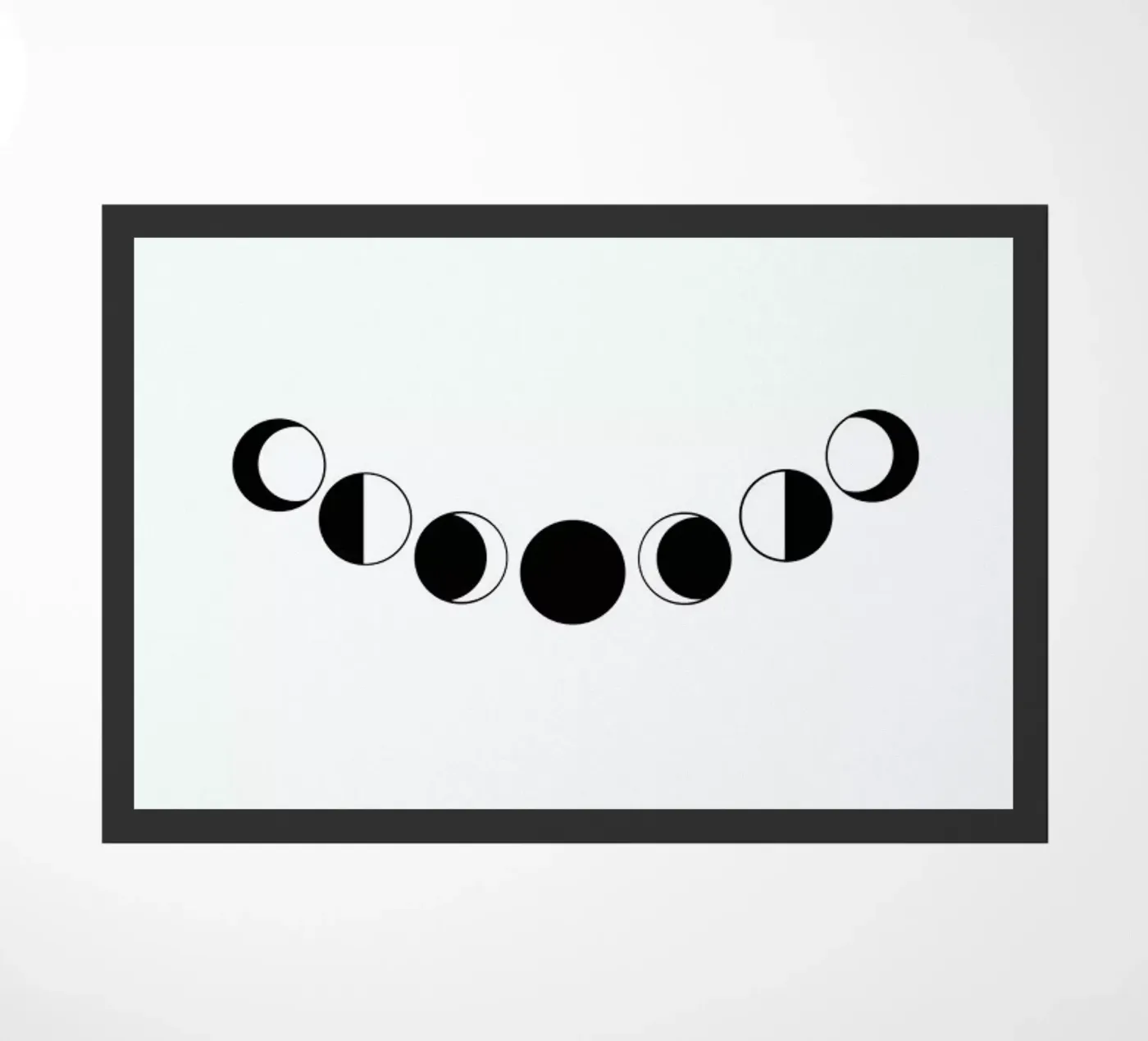 Abstract Moons Fußmatte von daylight design studio