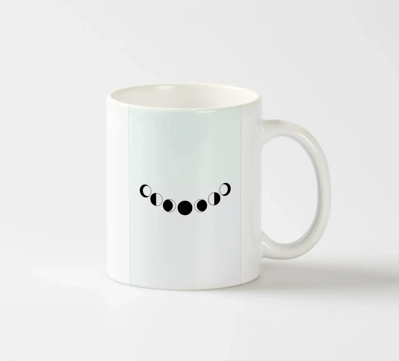 Abstract Moons ceramic mug by daylight design studio