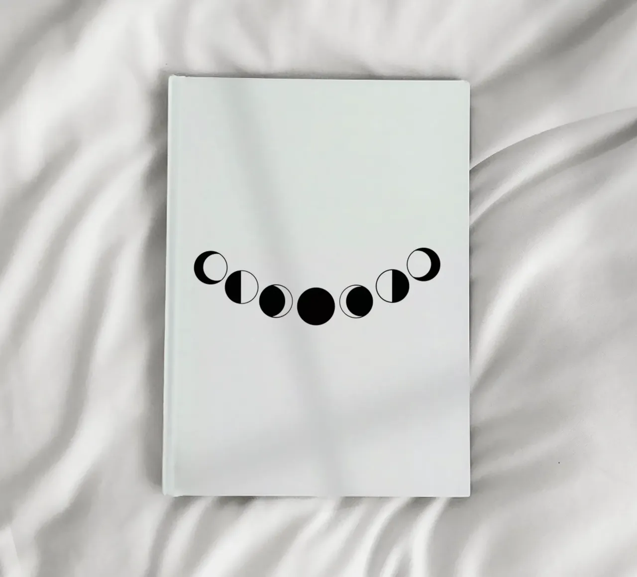 Abstract Moons notebook by daylight design studio