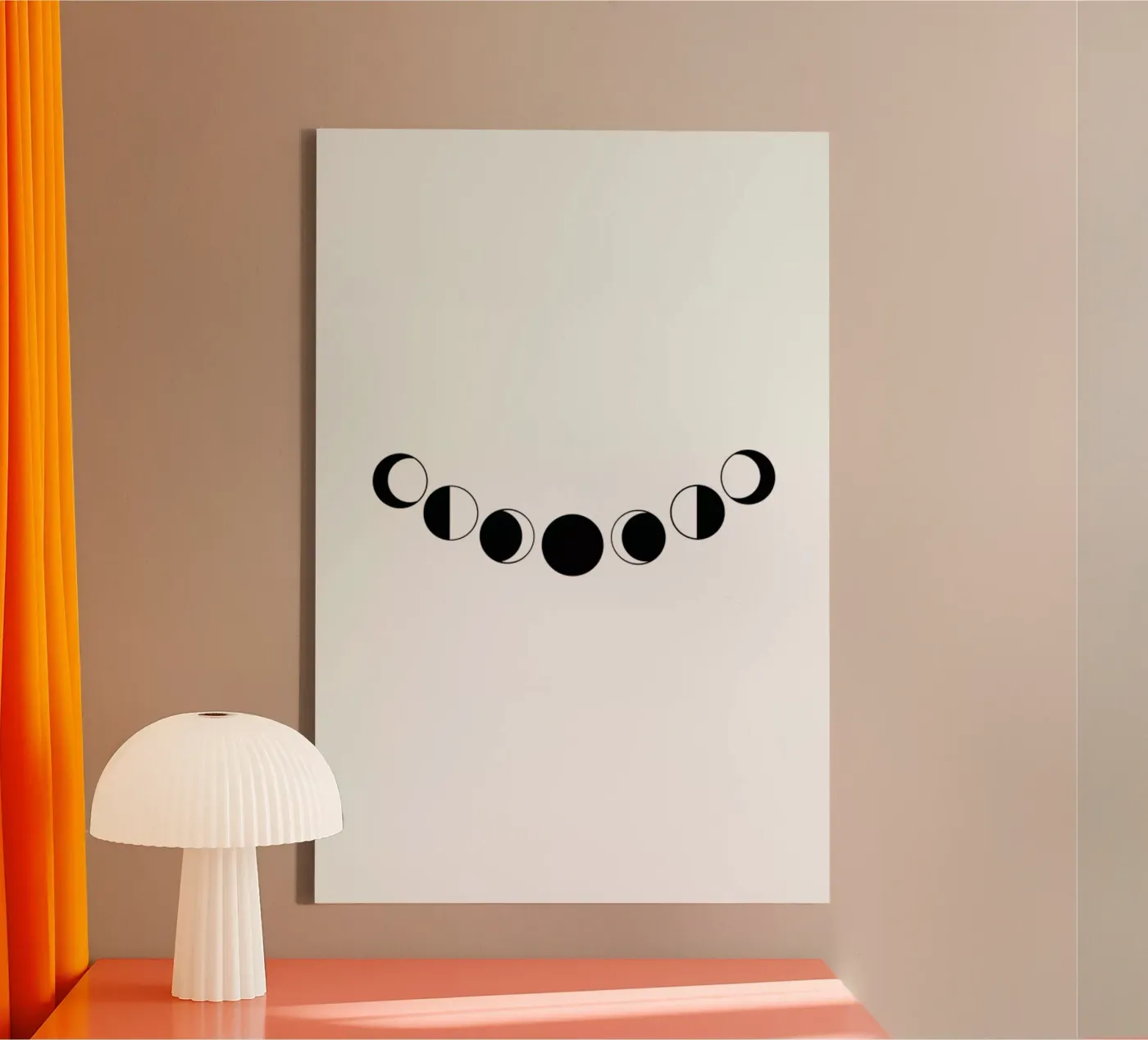 Abstract Moons tela da daylight design studio