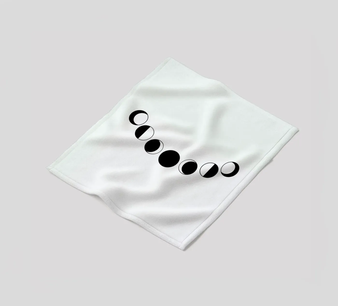 Abstract Moons Fleecedecke von daylight design studio