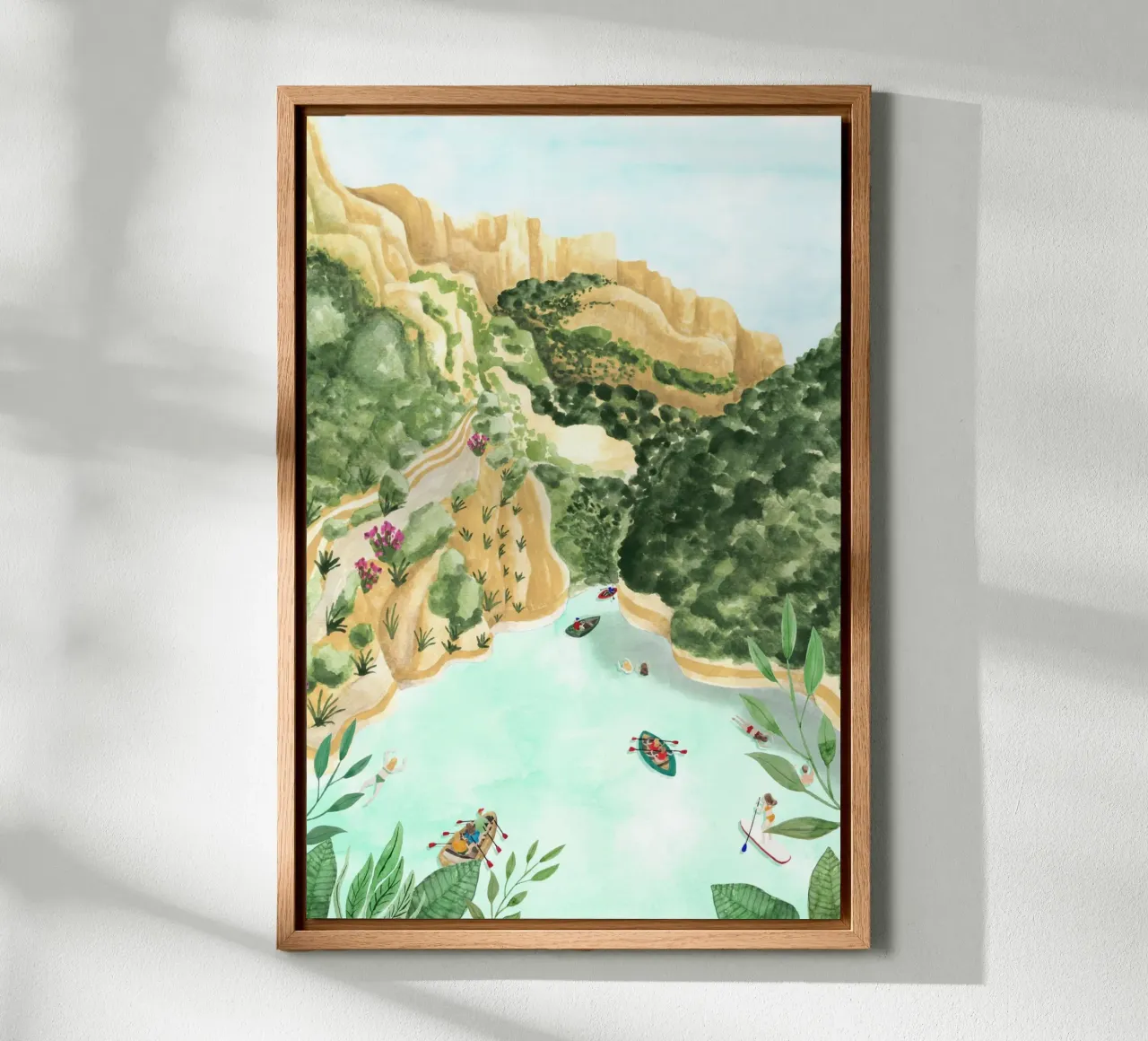 Summer in the canyon tela con Cornice a cassetta da karenmenzenbach