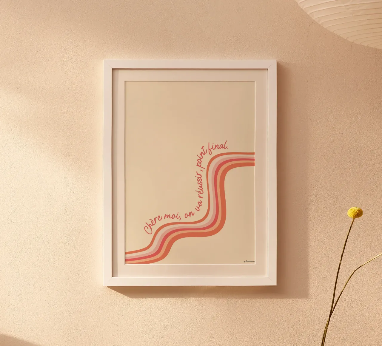 Chère moi, on va réussir, point final. carta hahnemühle da Studio Luana