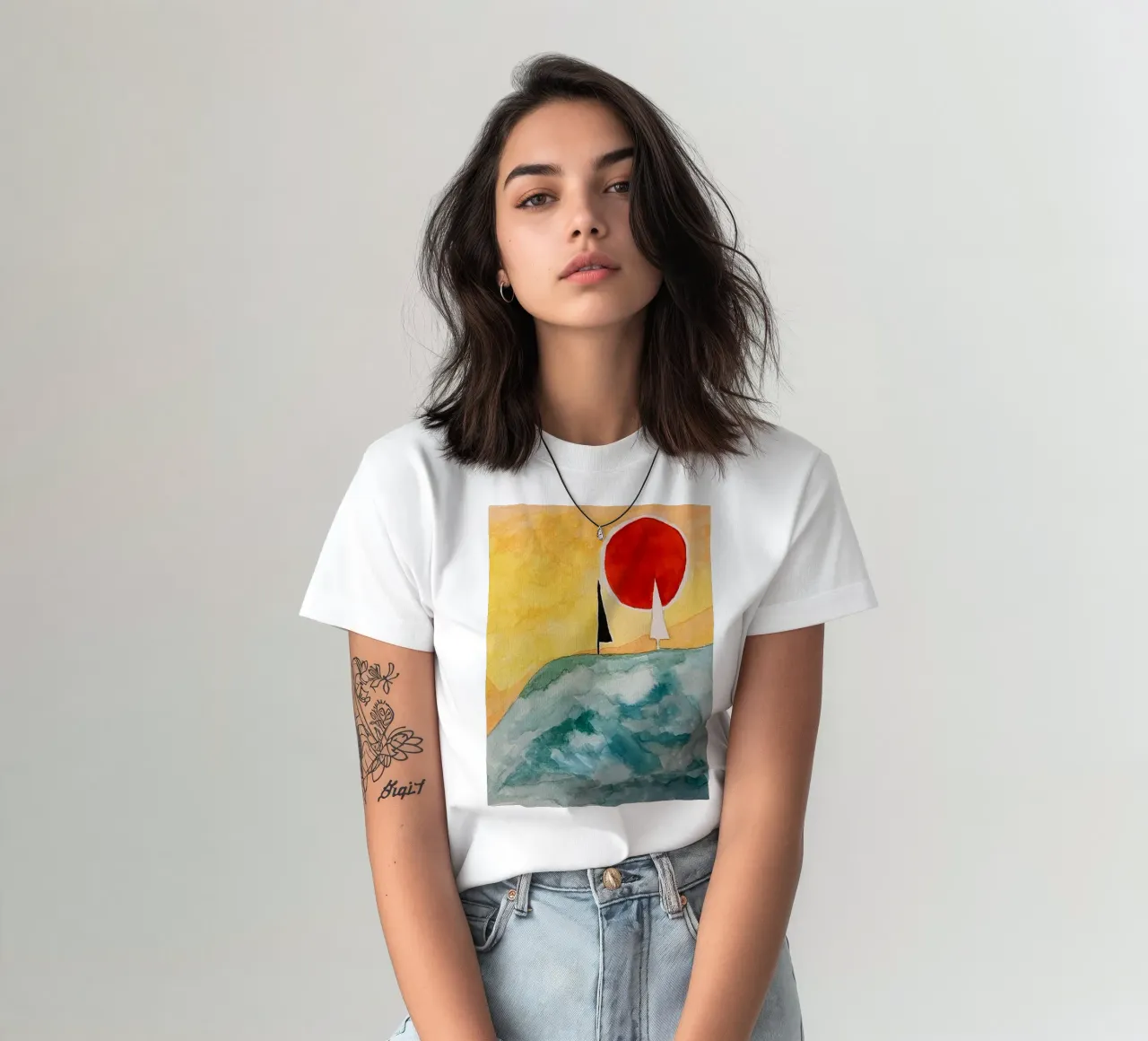 Un albero e mezzo t-shirt da Leonhard Guertner ART