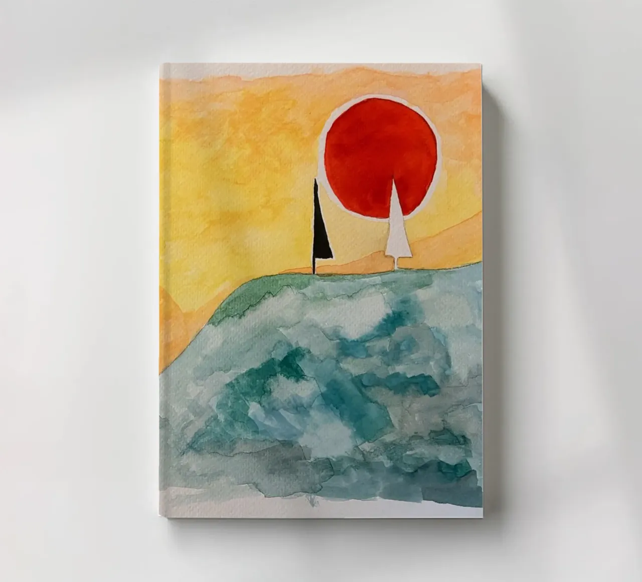 One and a half trees notebook by Leonhard Guertner ART