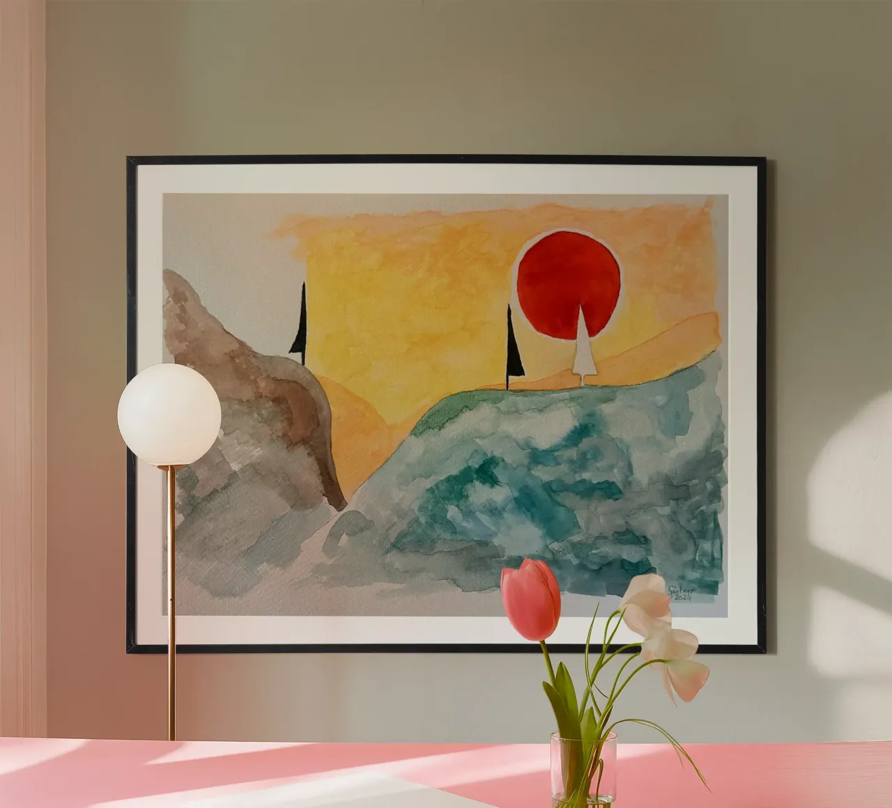 Un albero e mezzo poster da Leonhard Guertner ART