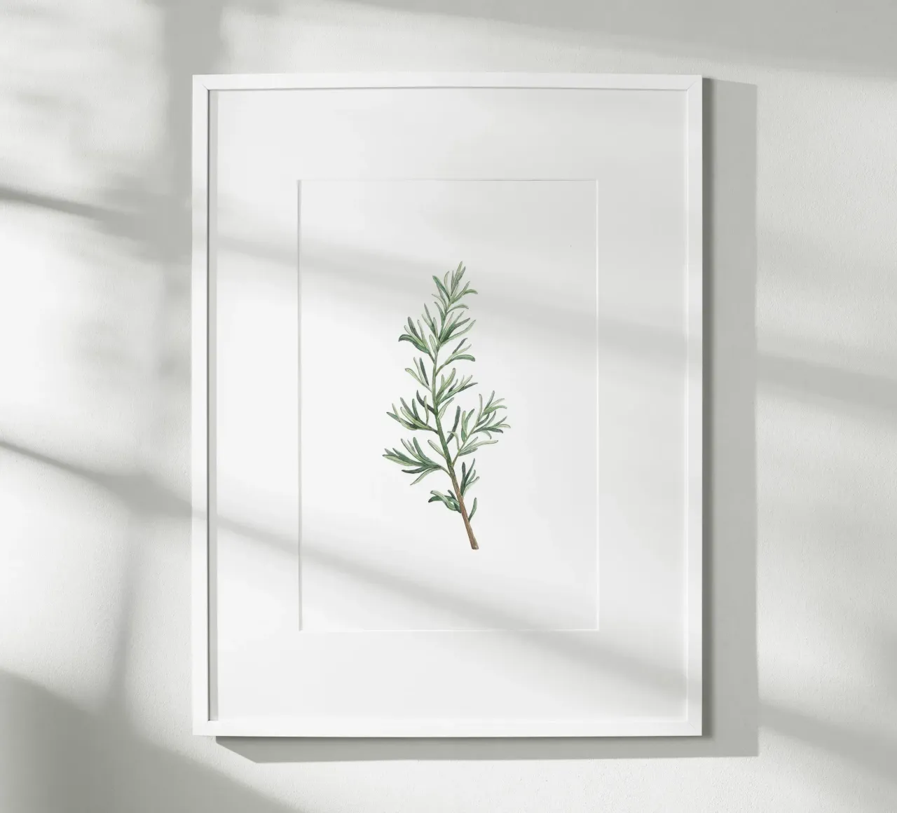Rosemary Branch poster con telaio in alluminio da karenmenzenbach