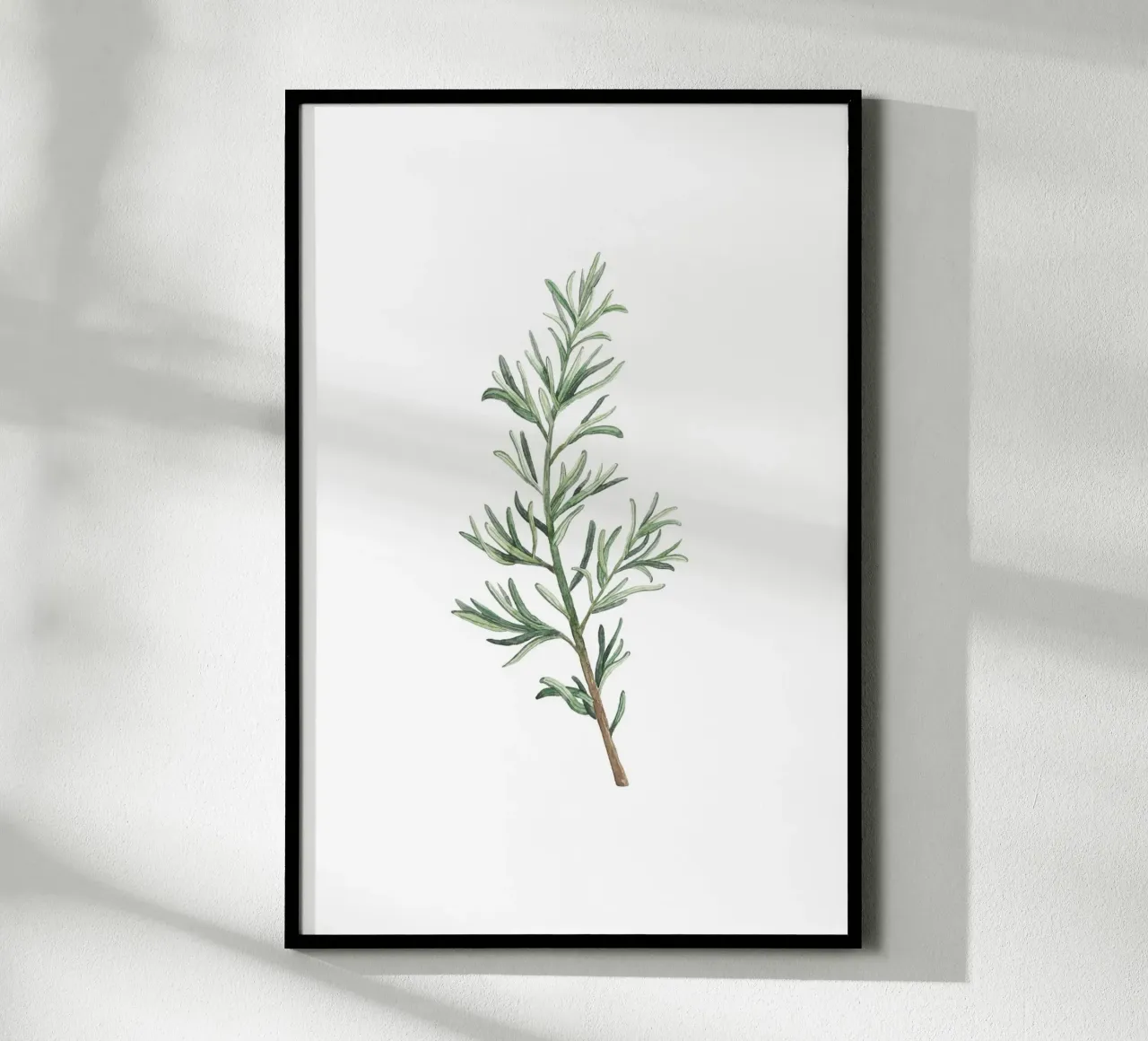 Rosemary Branch poster con telaio in alluminio da karenmenzenbach