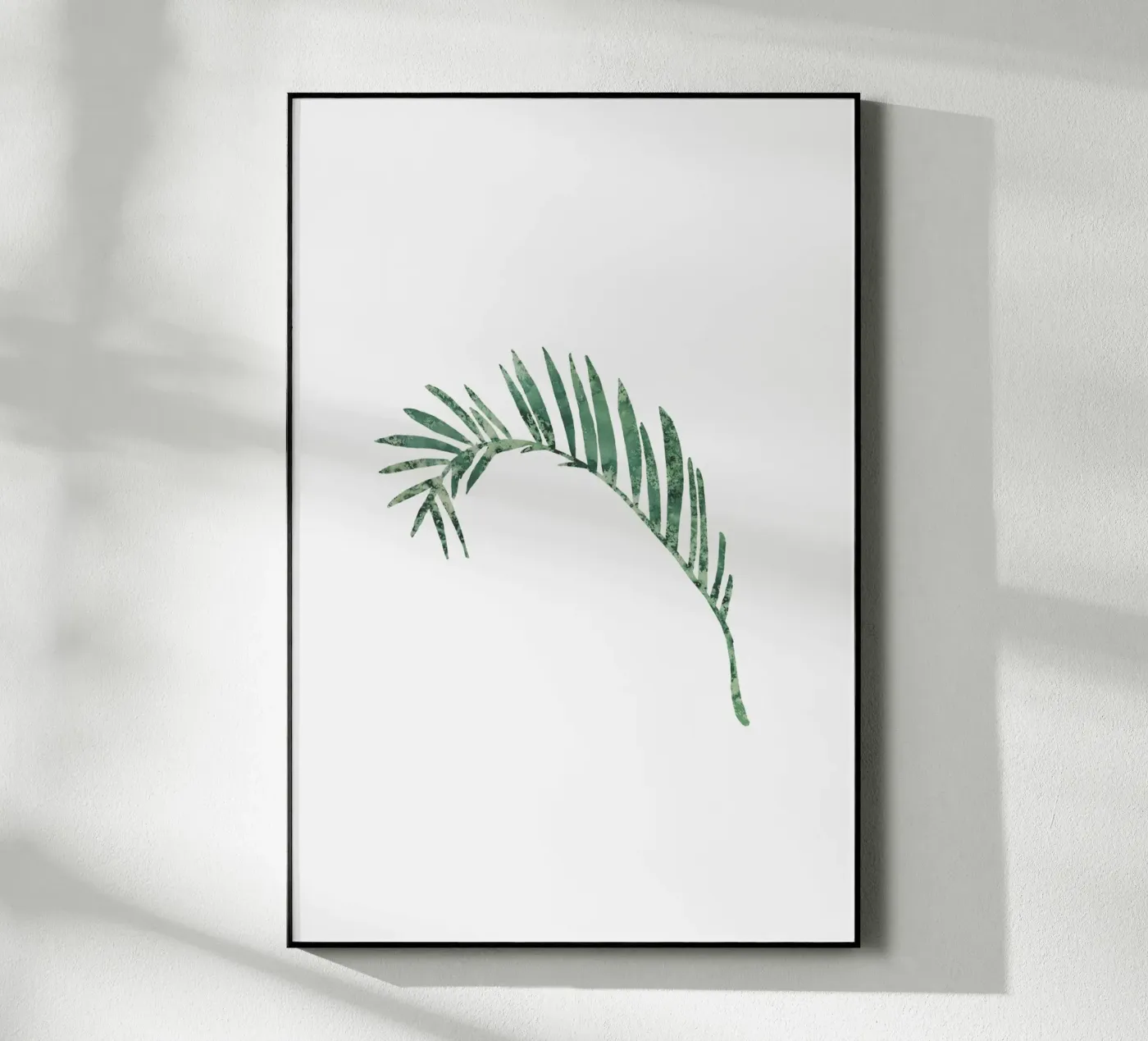 Watercolor Palmleaf plexiglass da Palmartprints