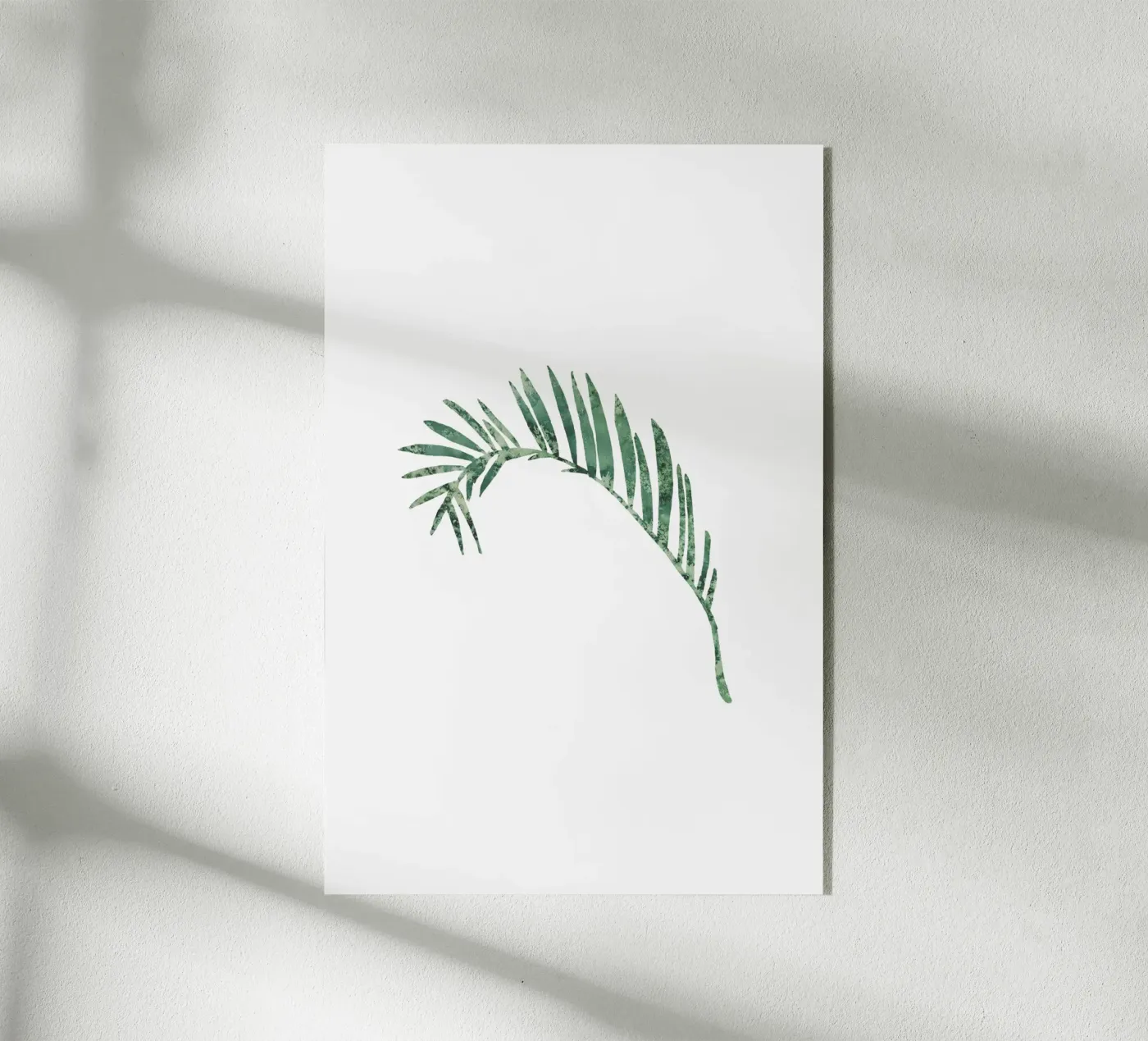Watercolor Palmleaf plexiglass da Palmartprints