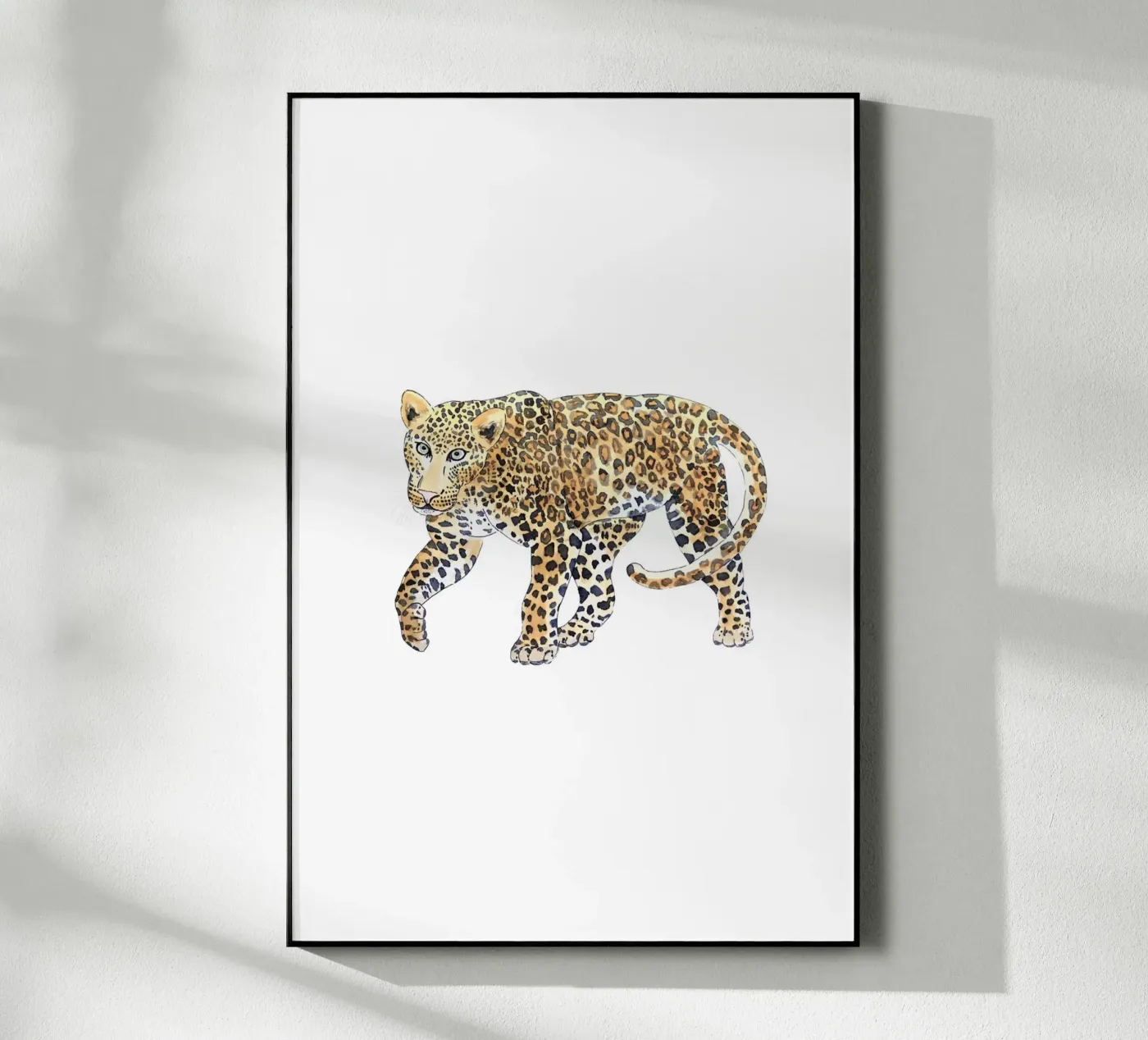 Jungle Leopard acryl van Palmartprints
