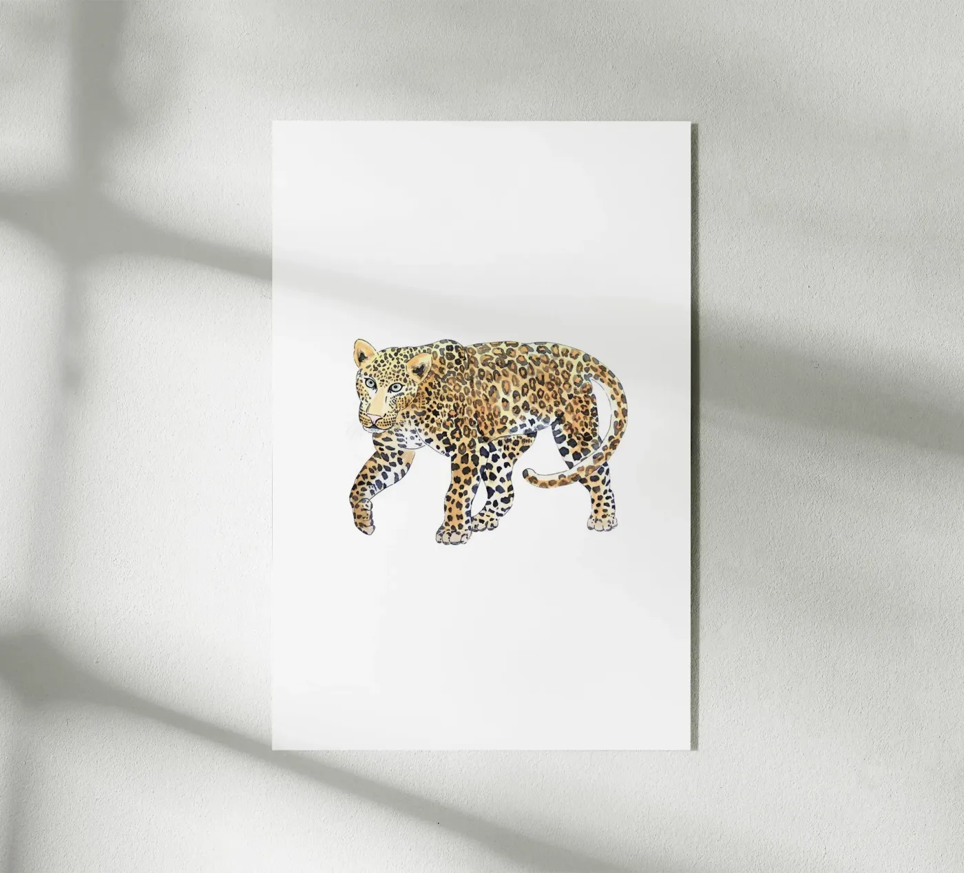 Jungle Leopard acryl van Palmartprints