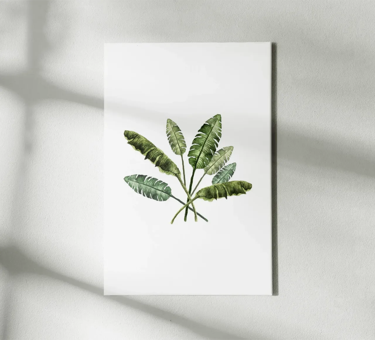 Banana Leaves Bouquet tela con Cornice a cassetta da karenmenzenbach