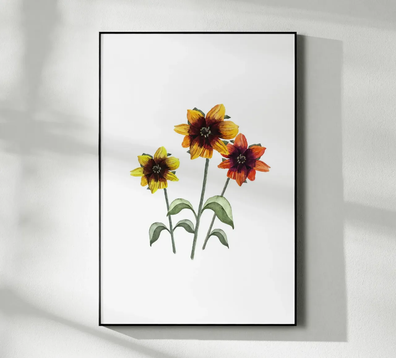 Sunflower Friends plexiglass da Palmartprints