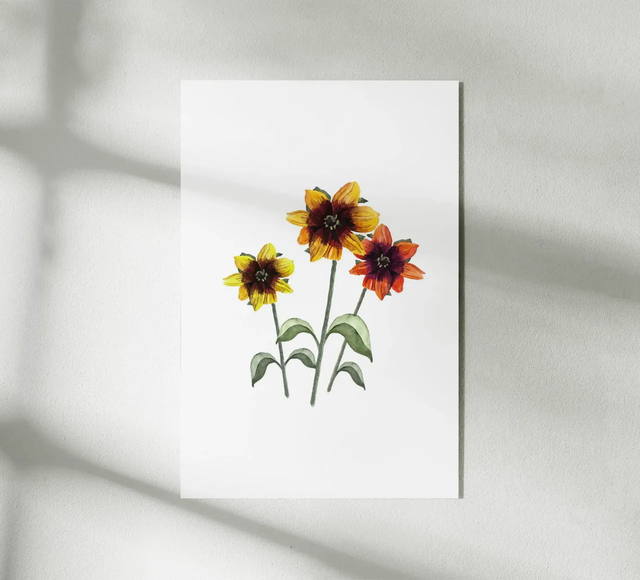 Sunflower Friends plexiglass da Palmartprints