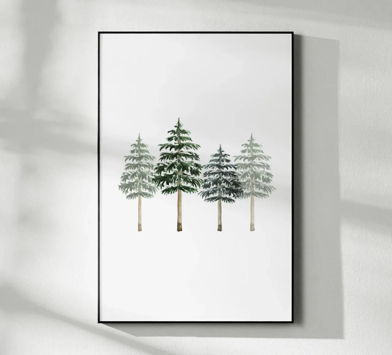 Pine Trees plexiglass da Palmartprints