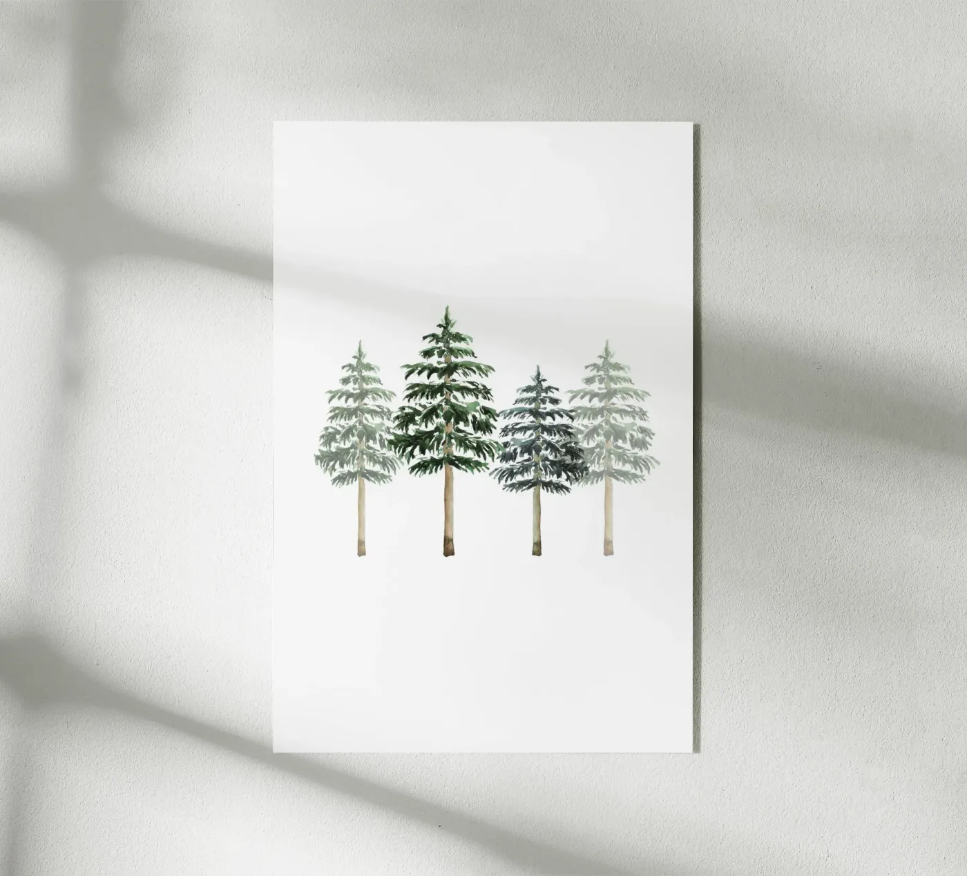 Pine Trees plexiglas de Palmartprints