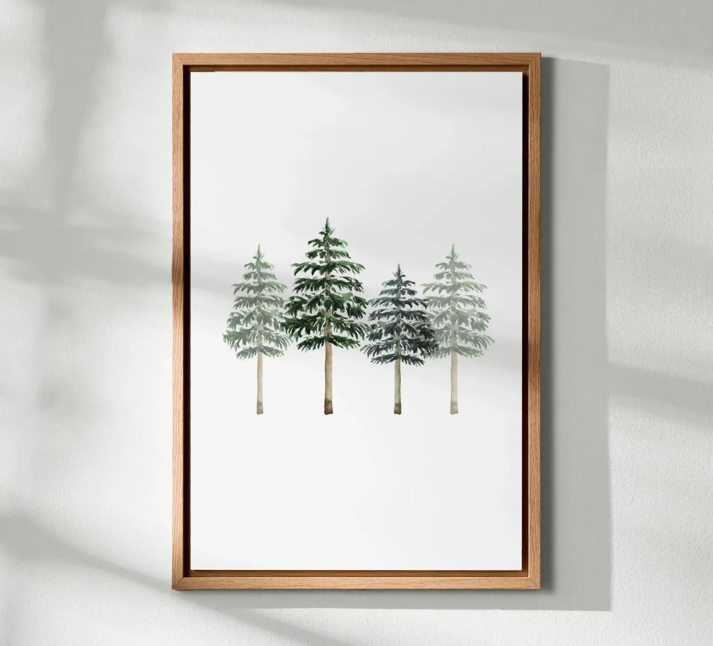 Pine Trees forex plate by Palmartprints