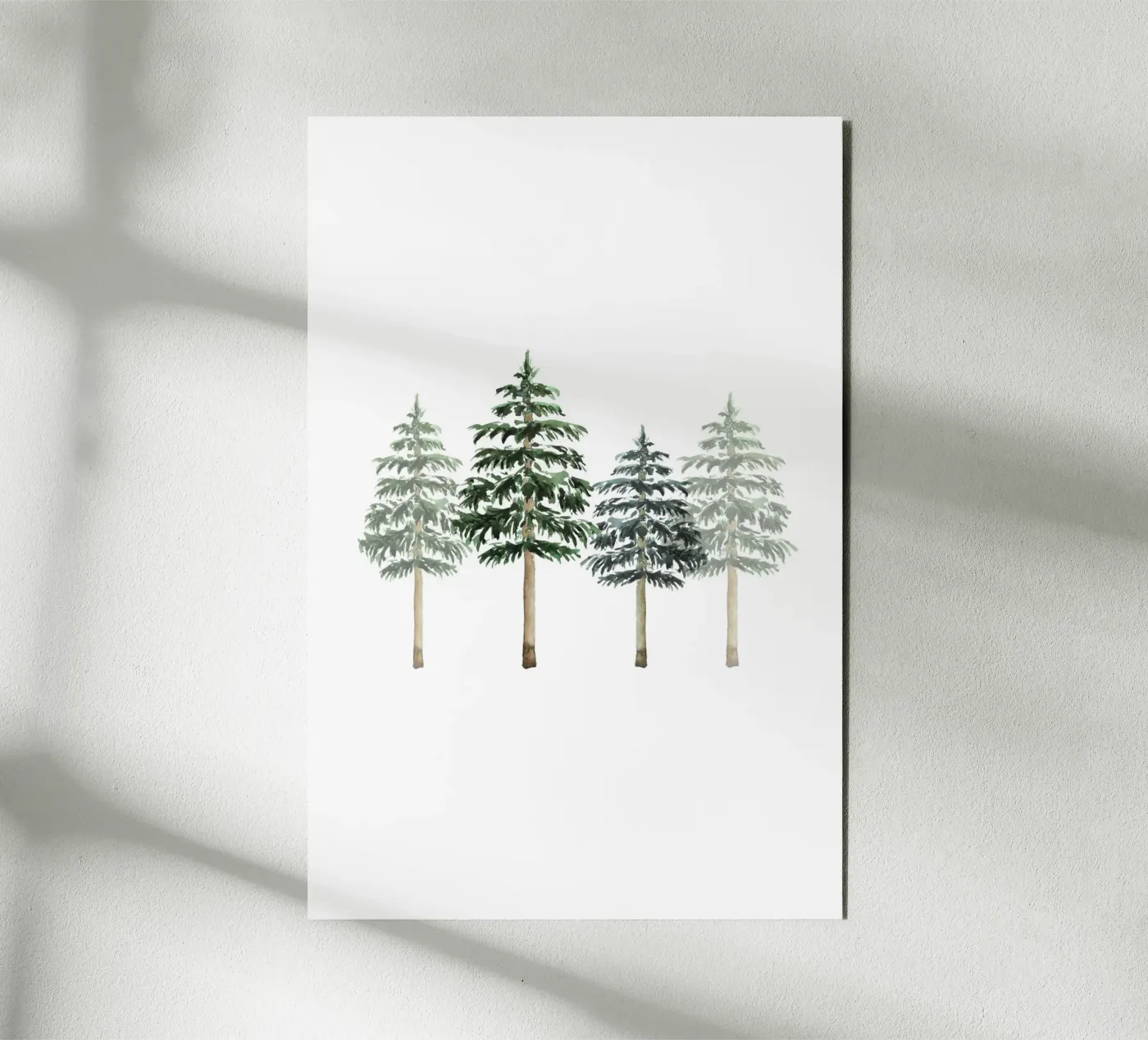 Pine Trees forex plate by Palmartprints