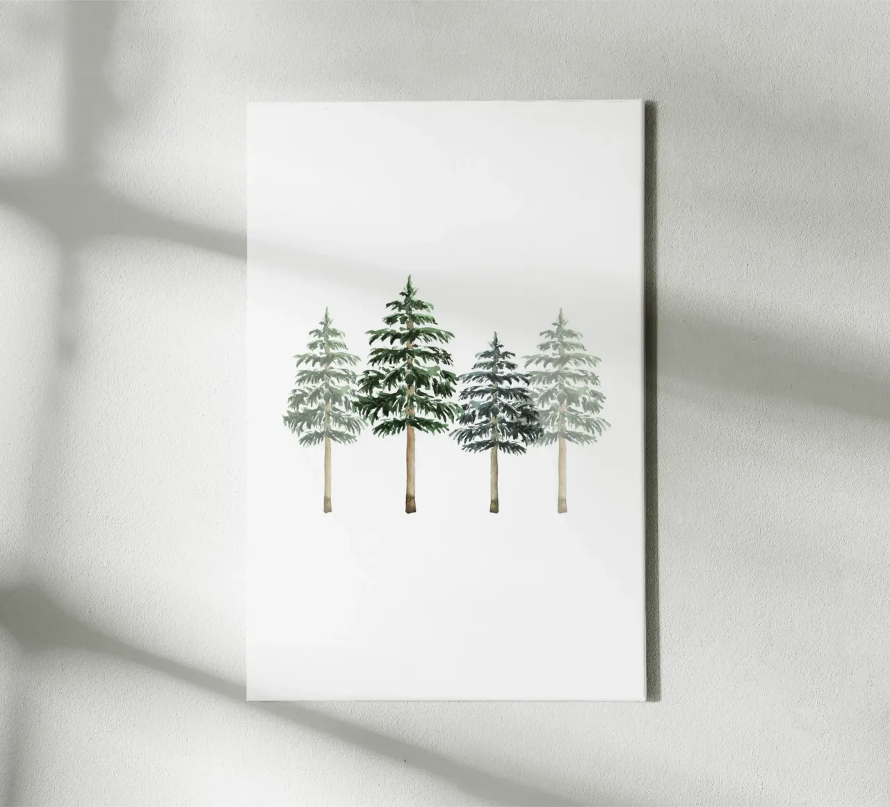 Pine Trees canvas by Palmartprints