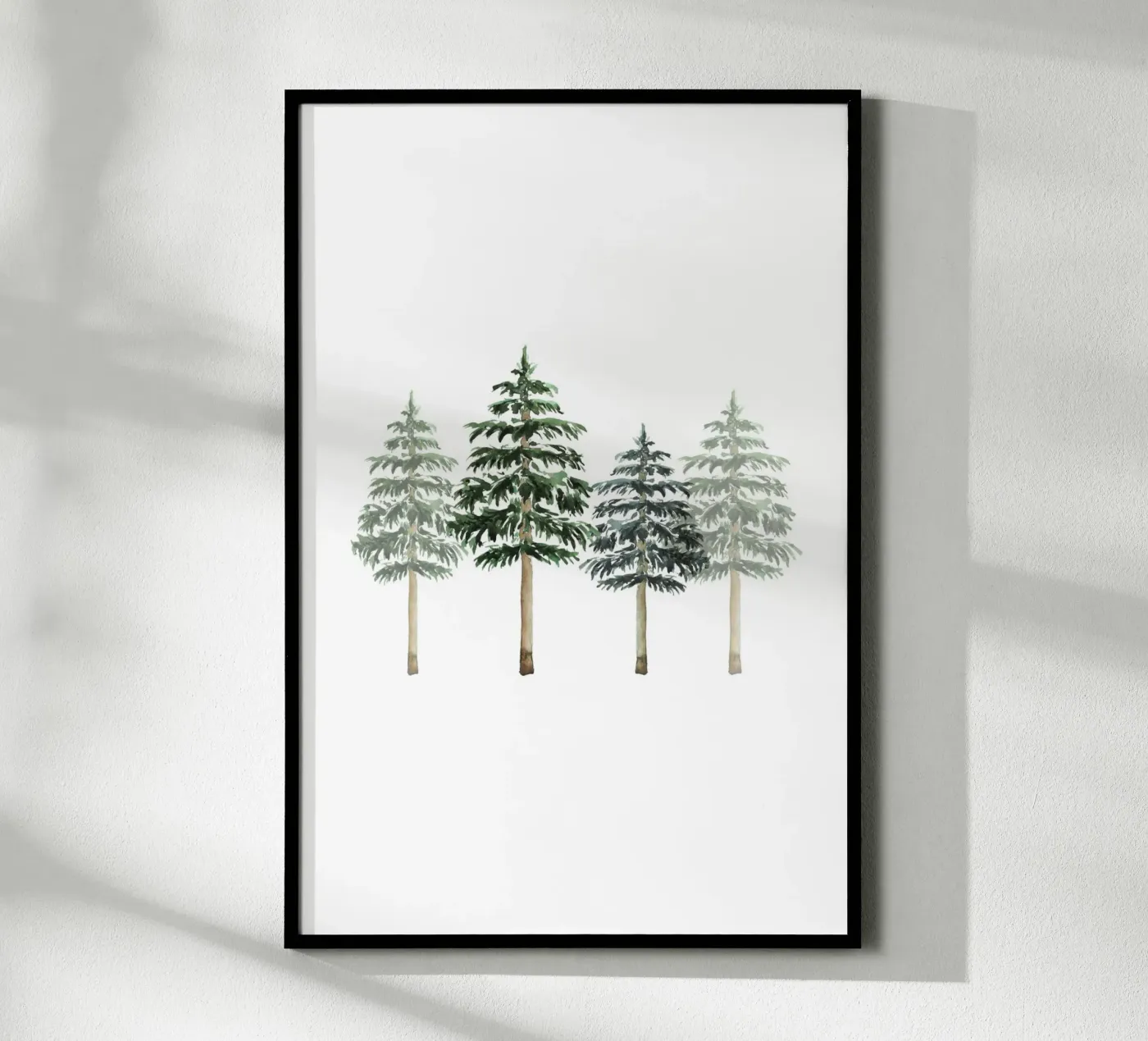 Pine Trees Poster von Palmartprints