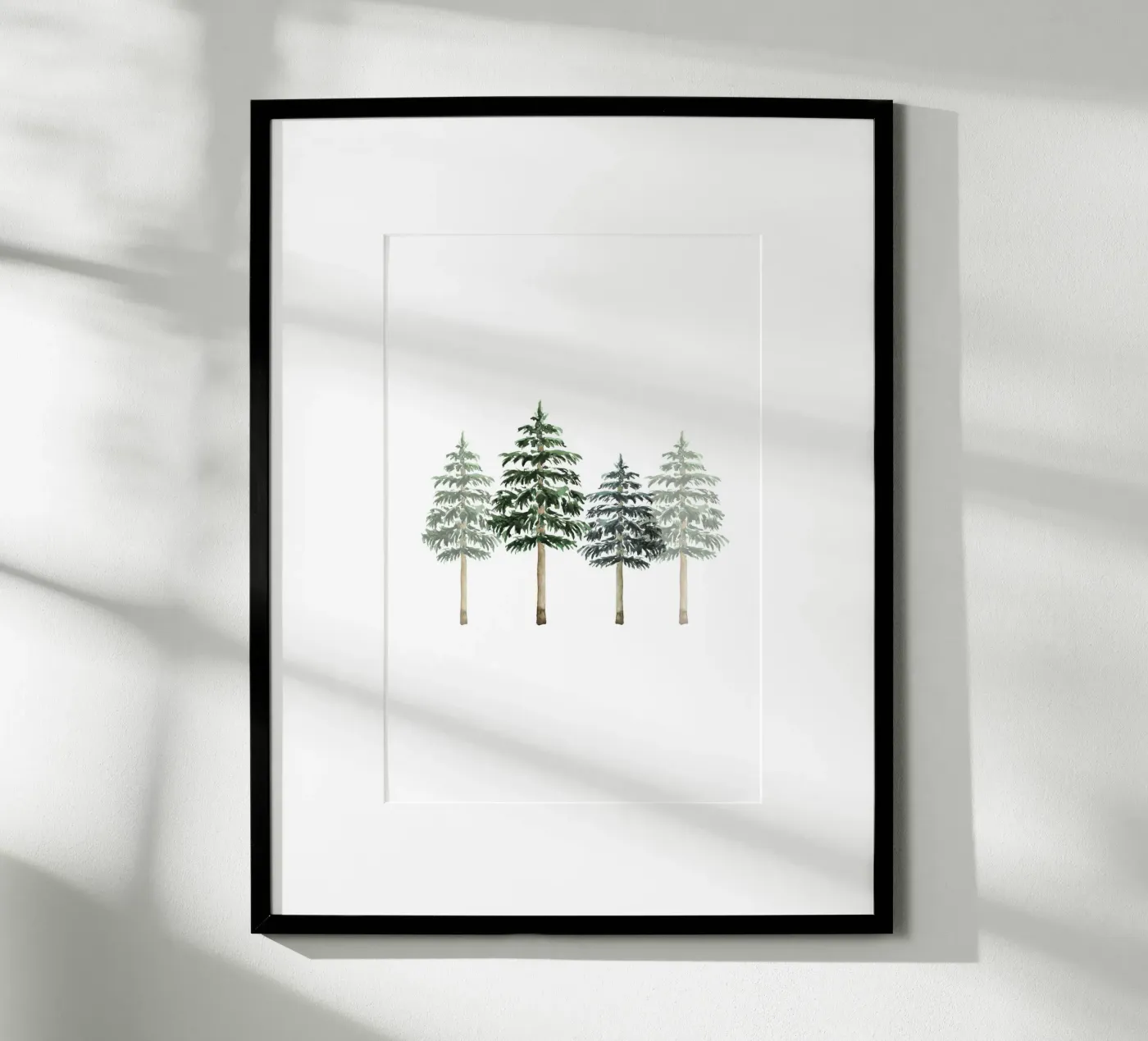 Pine Trees Poster von Palmartprints