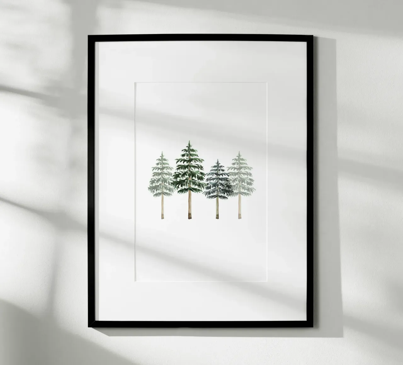 Pine Trees poster by Palmartprints