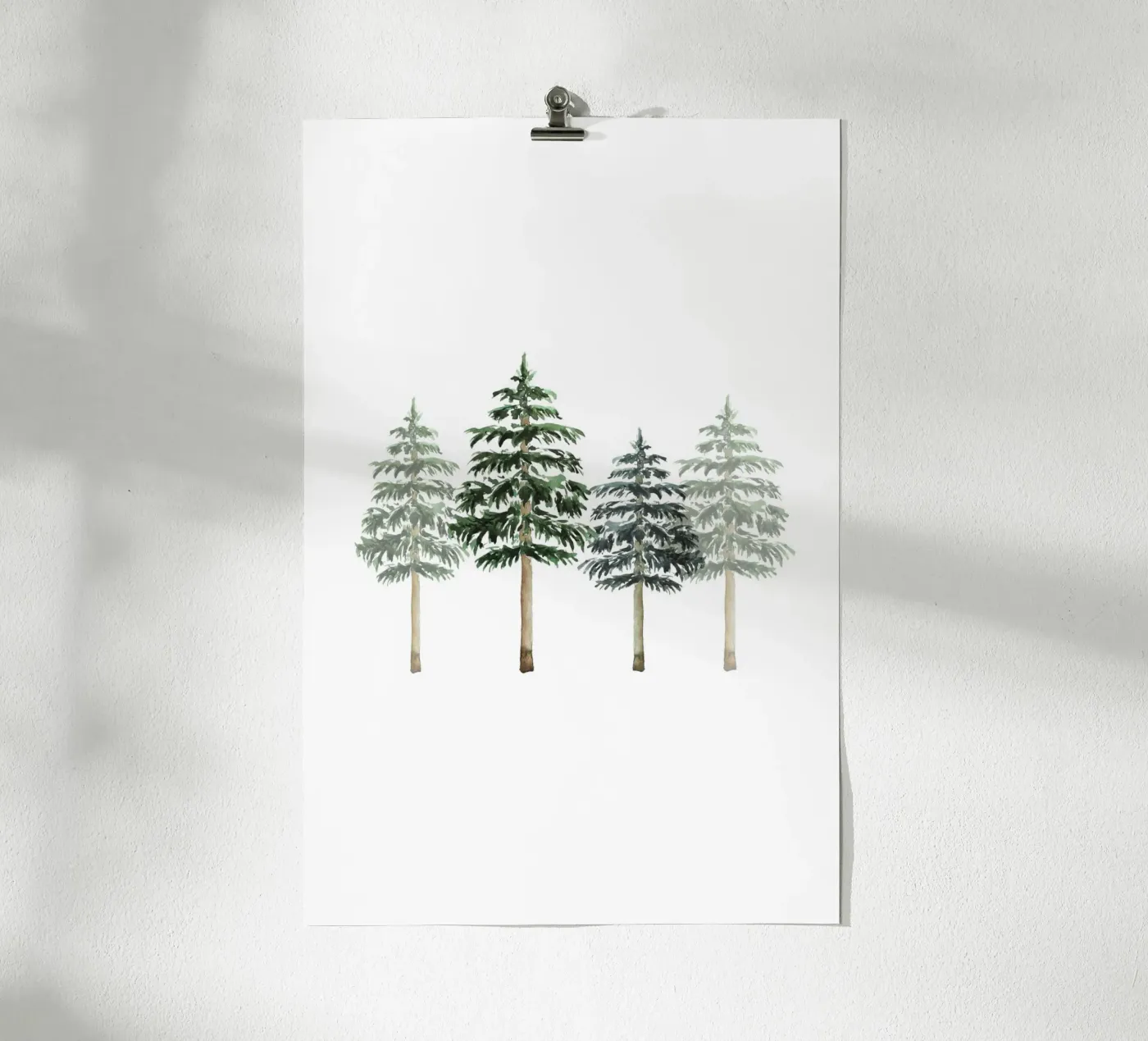 Pine Trees Poster von Palmartprints