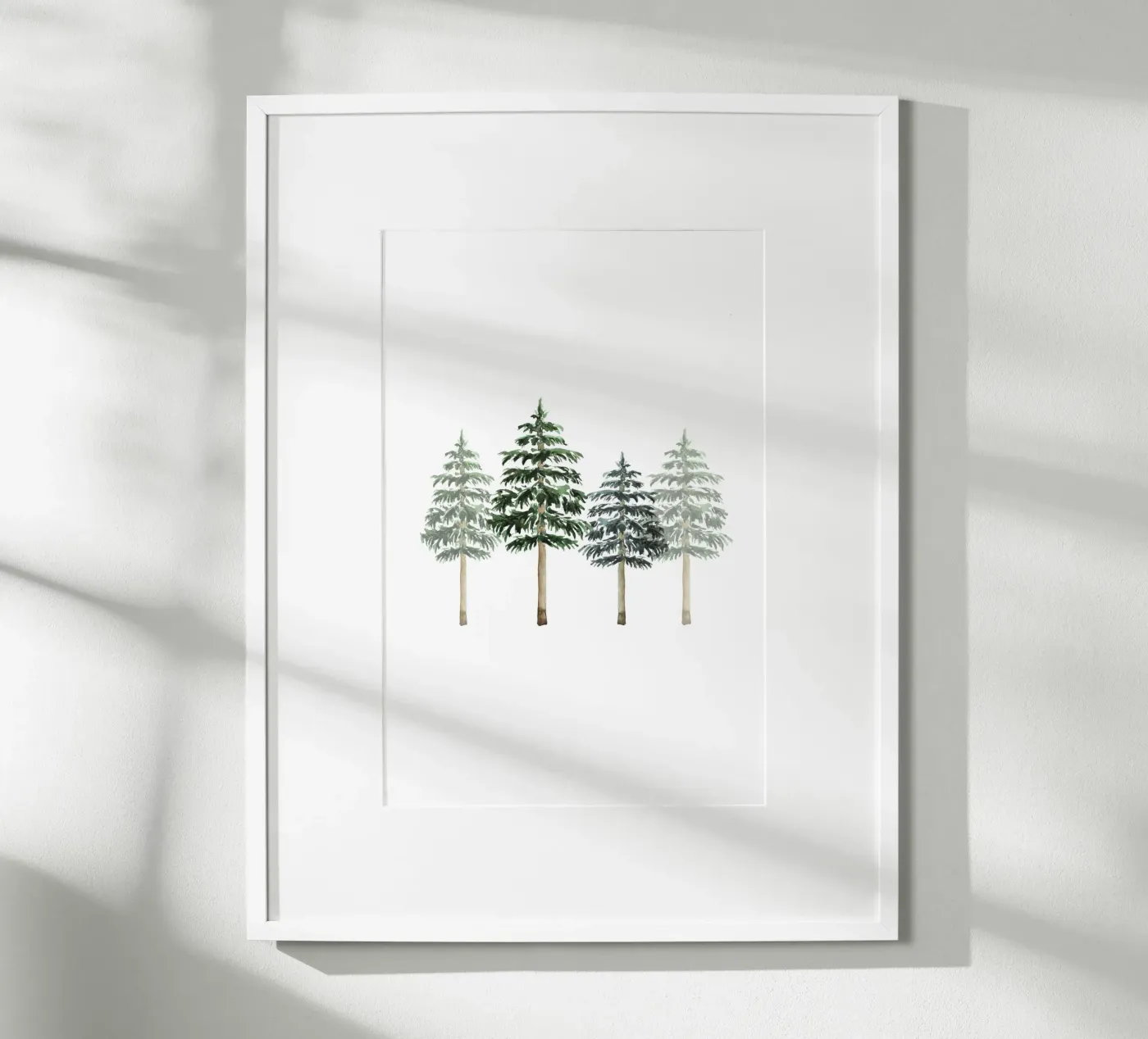 Pine Trees Poster von Palmartprints