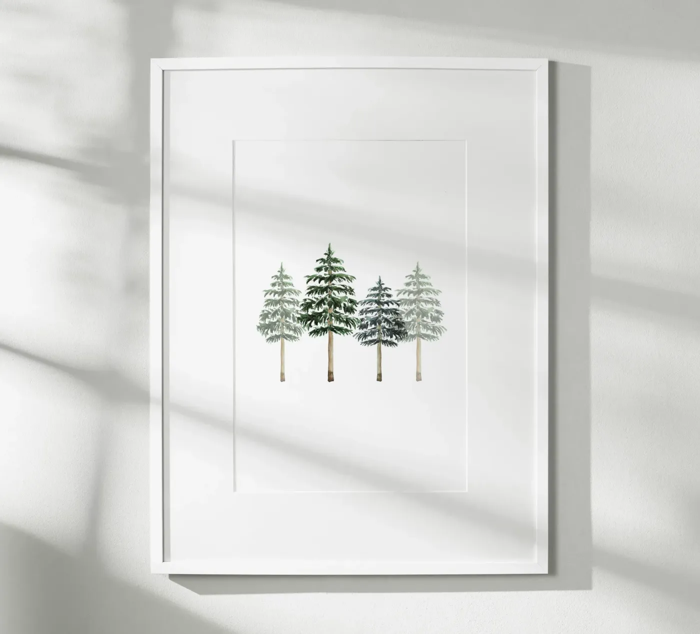 Pine Trees Poster von Palmartprints