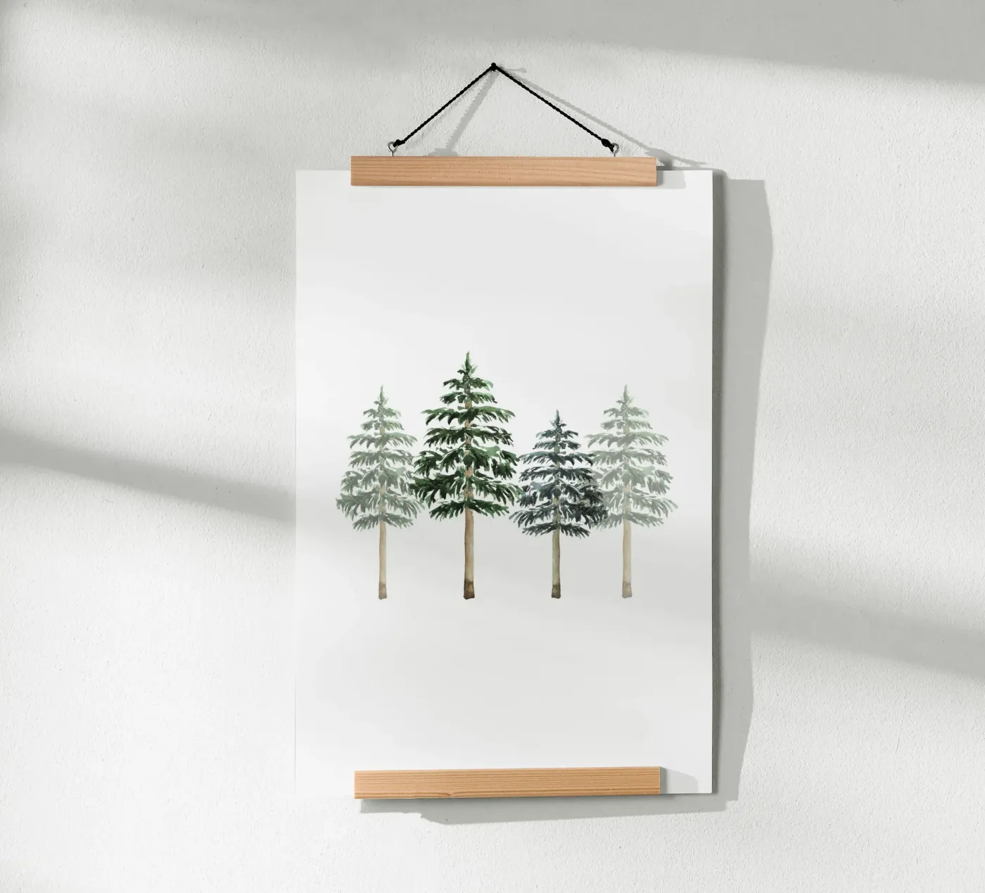 Pine Trees Poster von Palmartprints