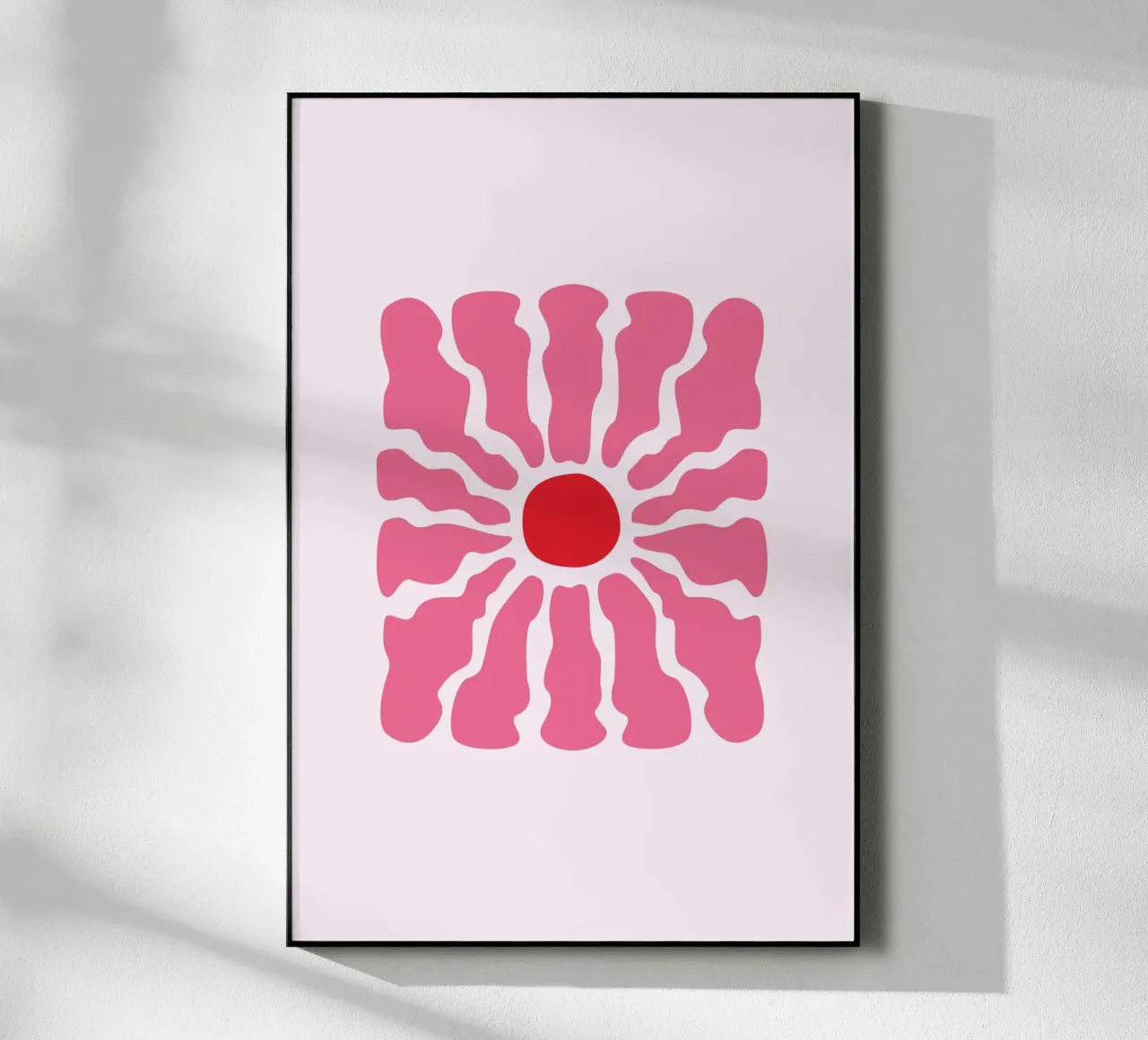 Bold Pink Flower plexiglass da Palmartprints