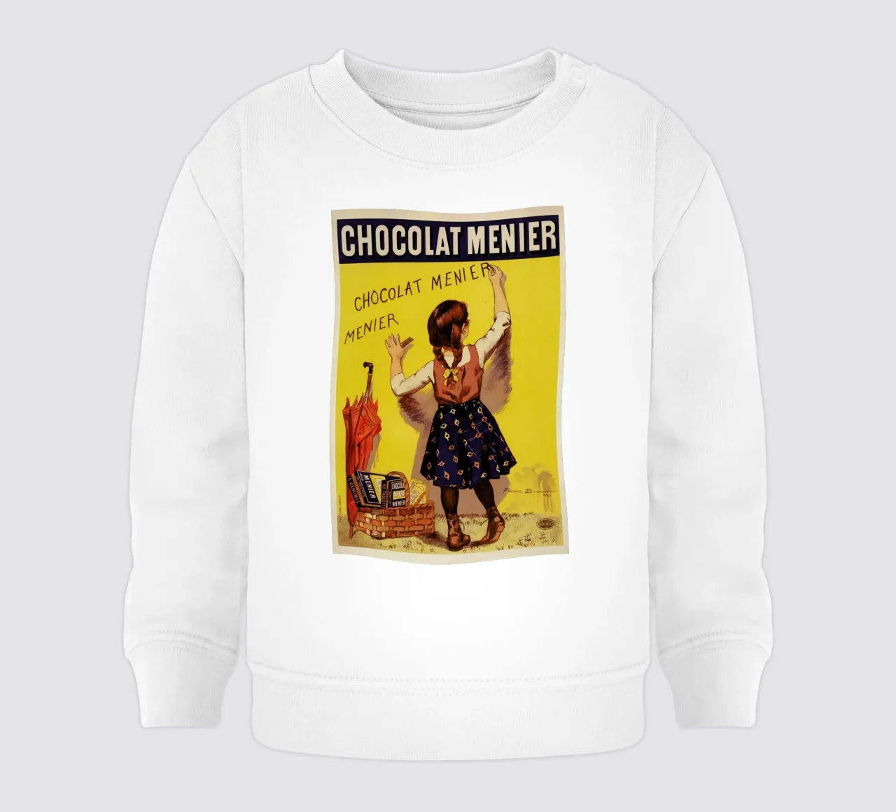 Firmin Bouisset - Chocolat Menier felpa neonato da ARTOTHEK