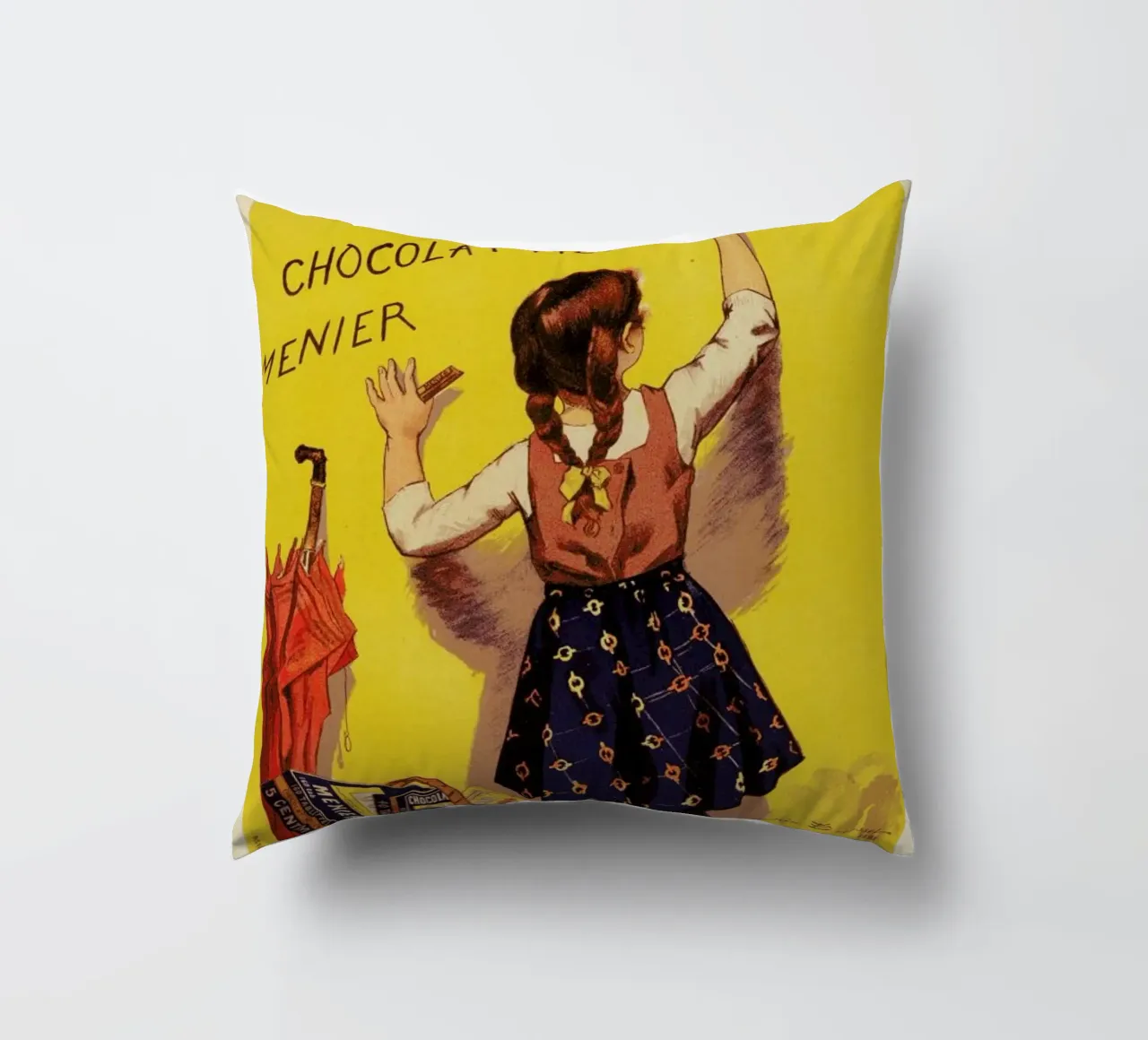 Firmin Bouisset - Chocolat Menier cuscino da ARTOTHEK