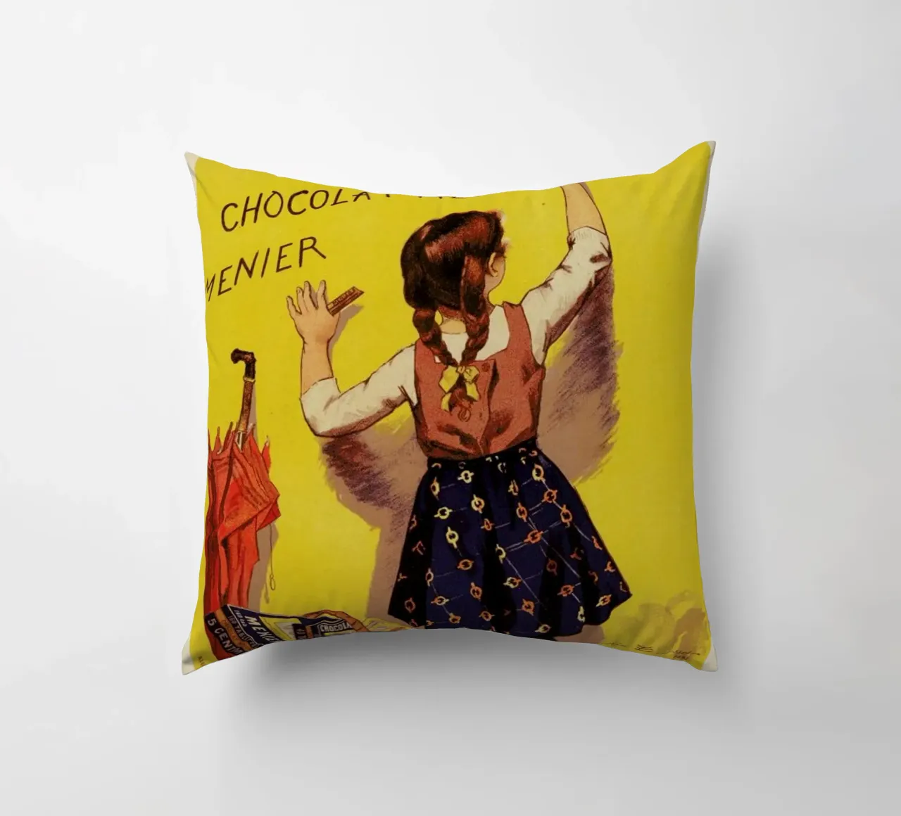 Firmin Bouisset - Chocolat Menier cuscino da ARTOTHEK