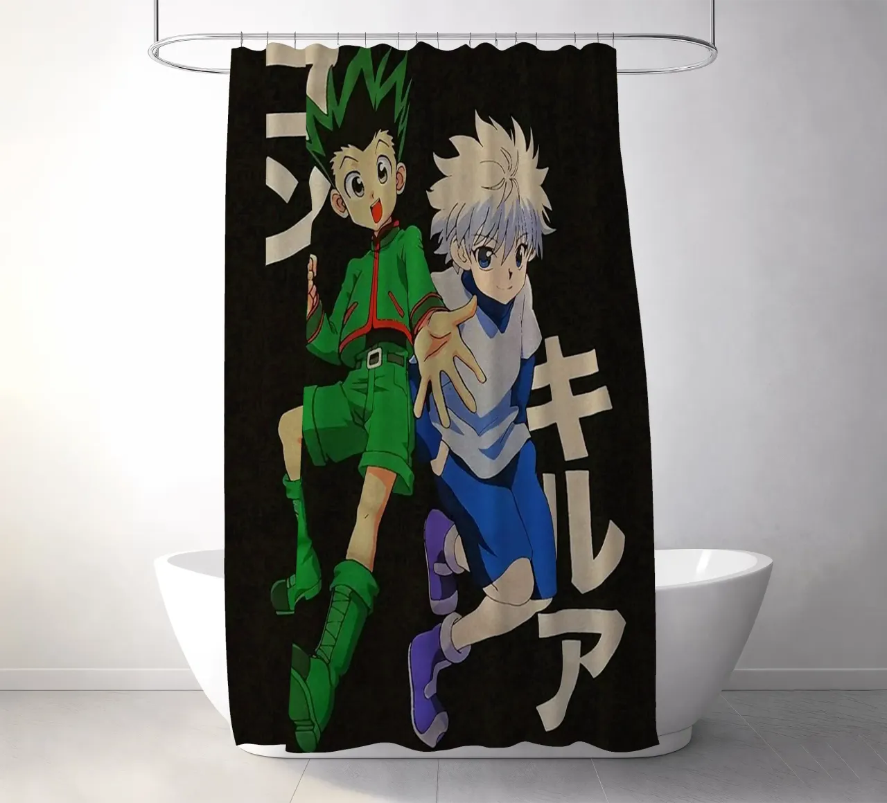 Best freinds shower curtain by Waylons Studio