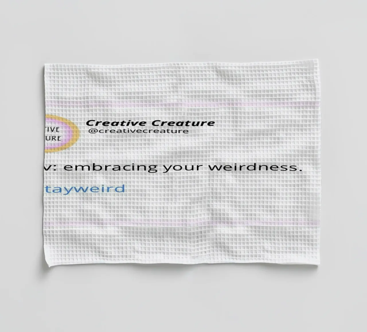POV: embracing your weirdness. canovaccio da cucina da CreativeCreature