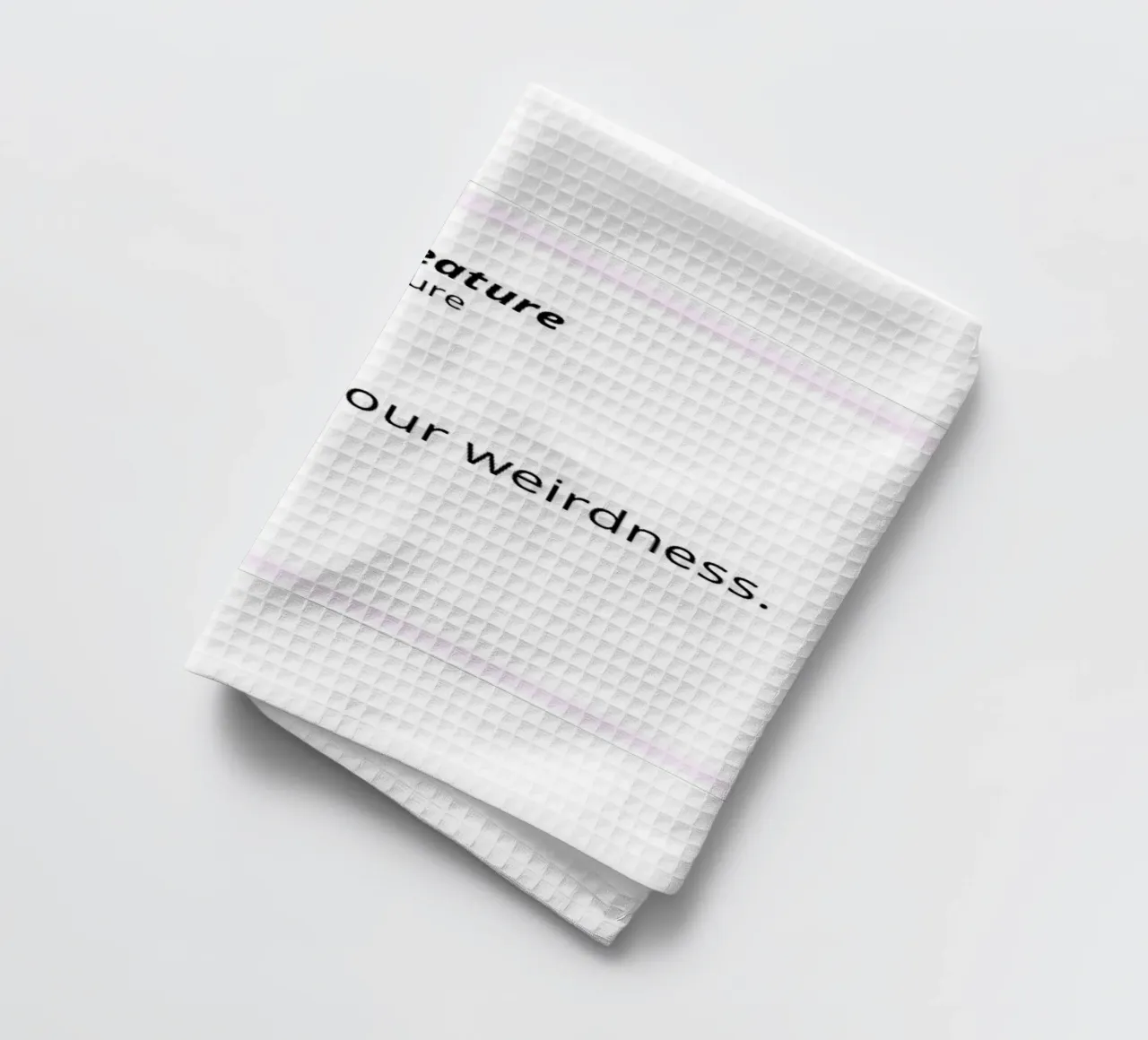 POV: embracing your weirdness. canovaccio da cucina da CreativeCreature