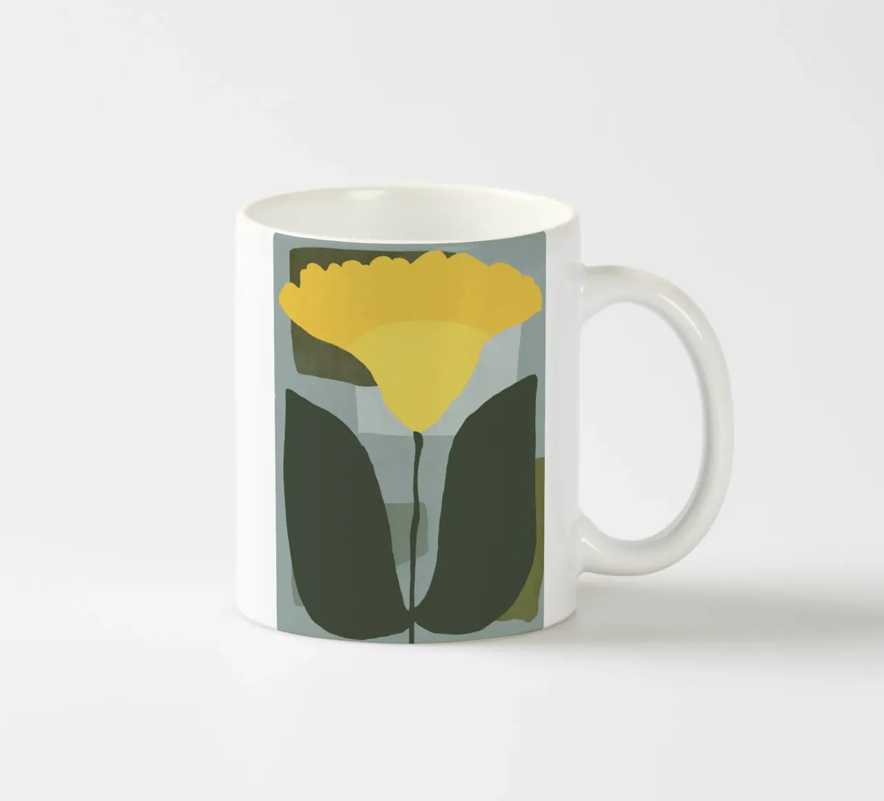 Grande fiore giallo tazza in ceramica da Little Dean