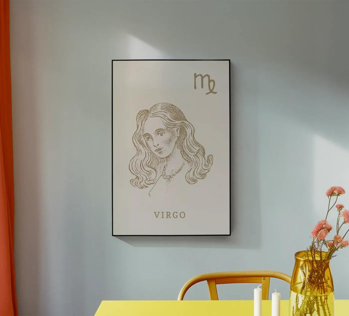 Virgo acryl van Flora & Fauna
