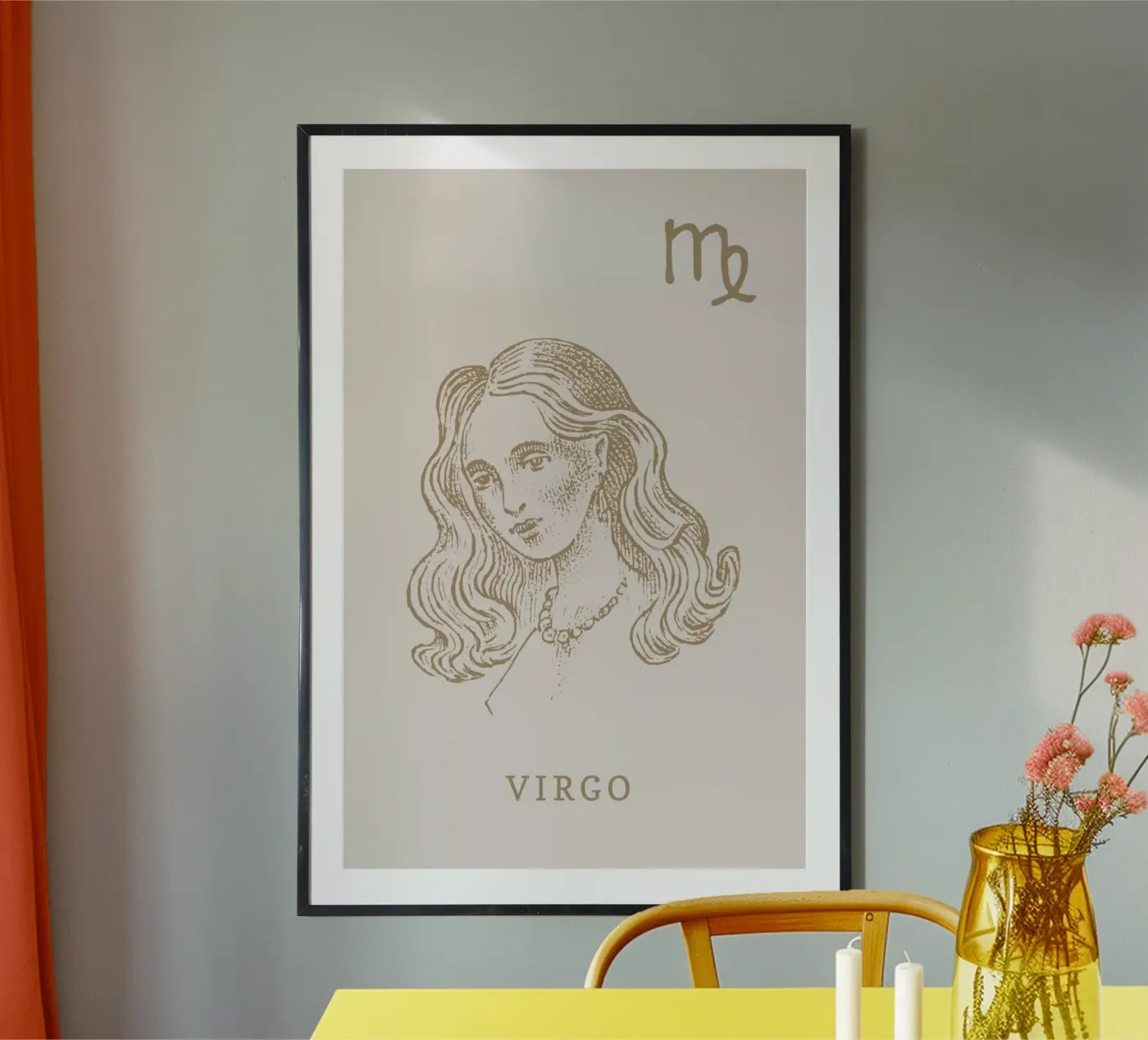 Virgo poster van Flora & Fauna