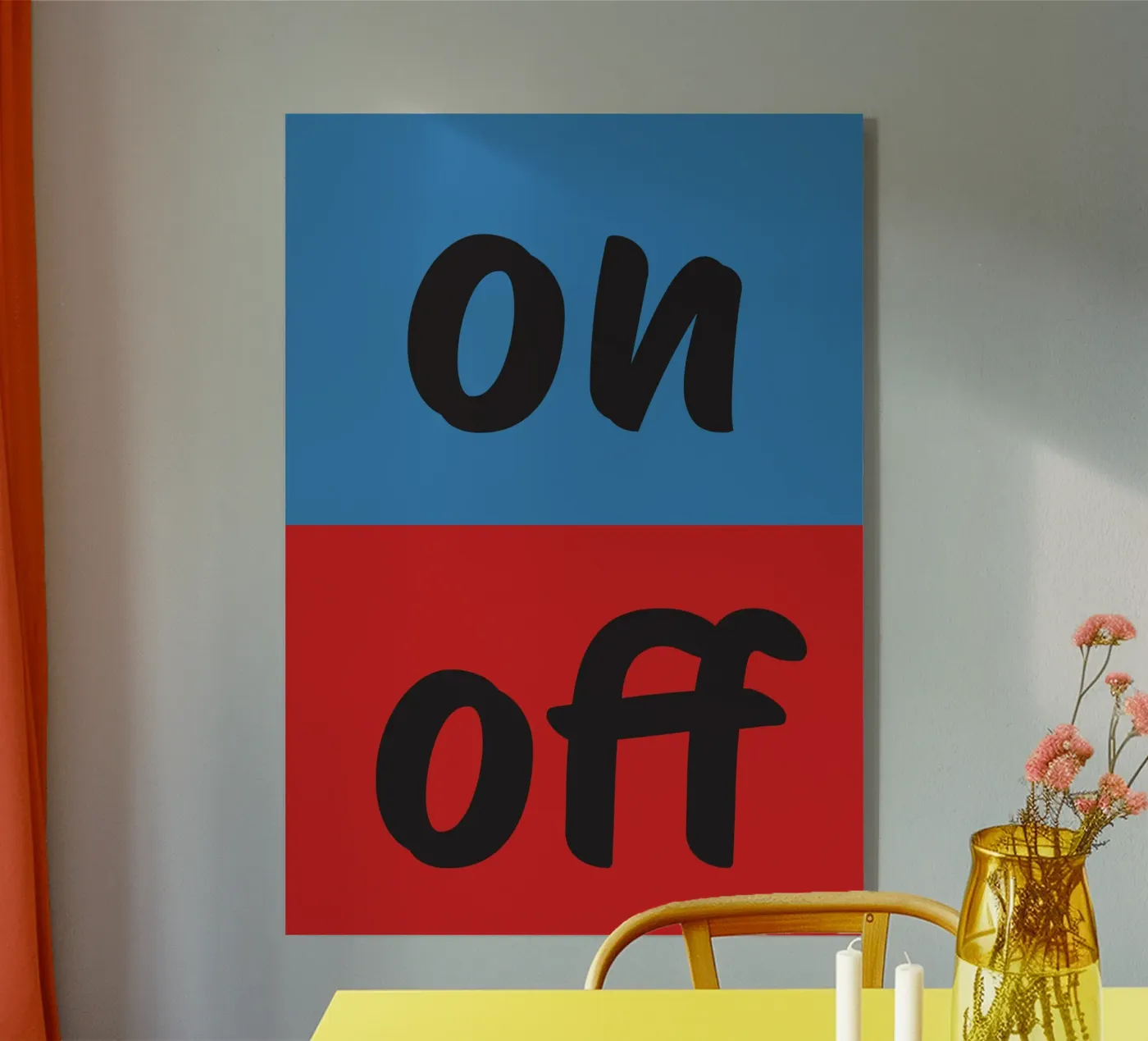 On Off Acryl-Glas von studio salü